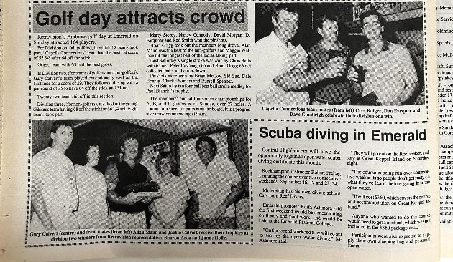 Capella: Remember When | CQ News - September 1989. | Facebook