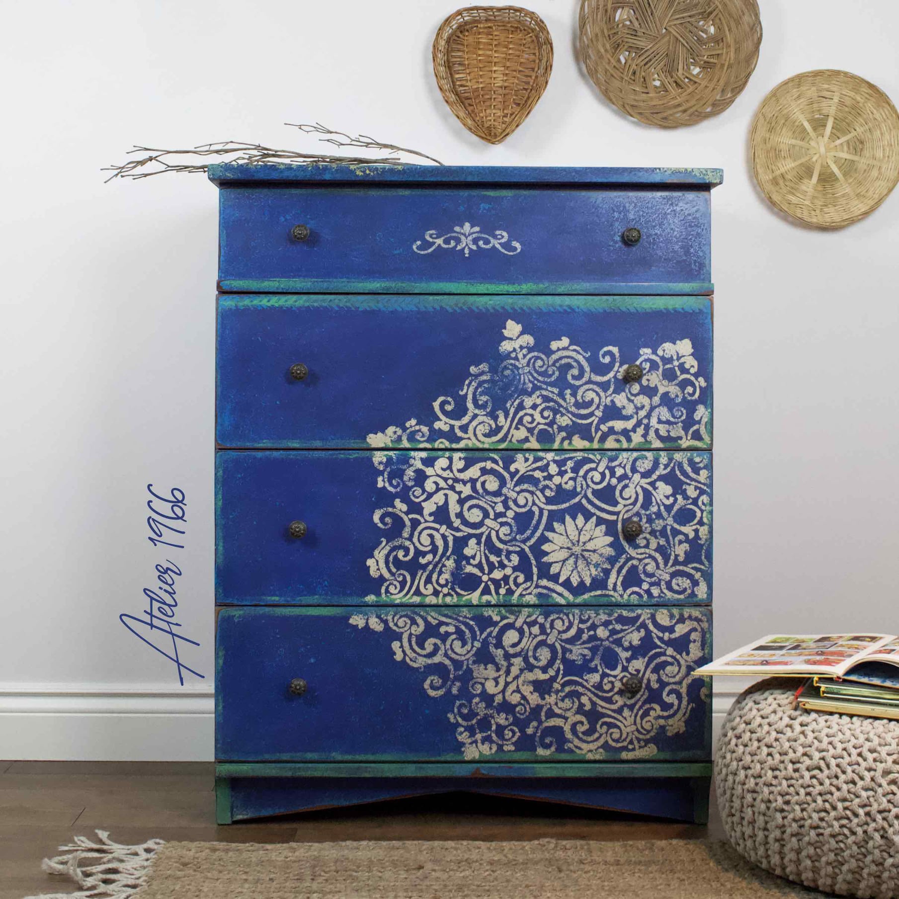 blue and yellow dresser Colorful layered with blue, green, Category:Party Dresses this wood dresser is Sizes:41 Apornipal Men's Business Suit