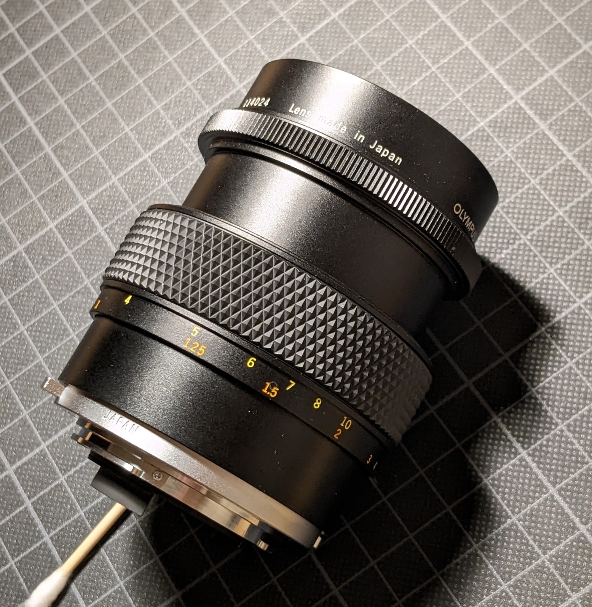 Hi, this is an Olympus Auto Eye with a 45mm 2.8 Zuiko lens that I