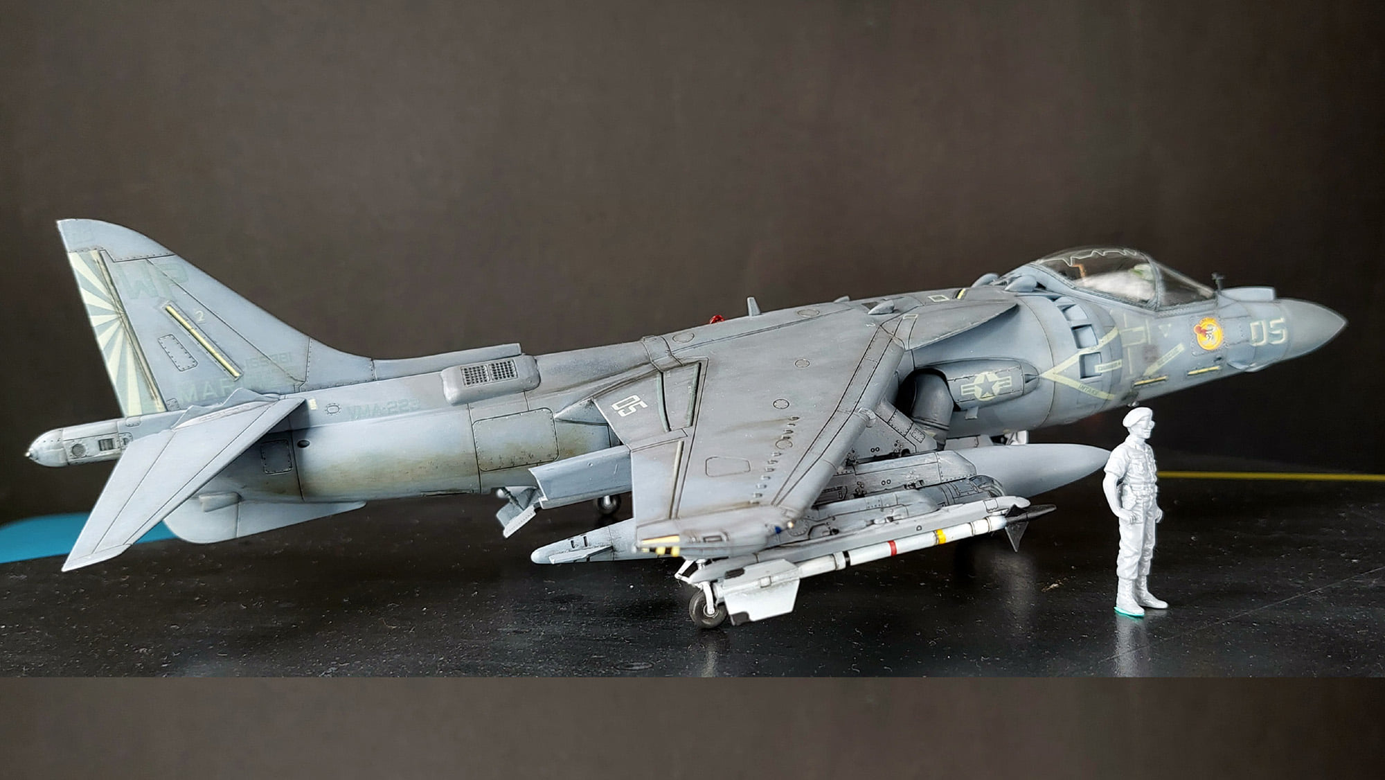 My last project - AV-8B Harrier II - 1/18