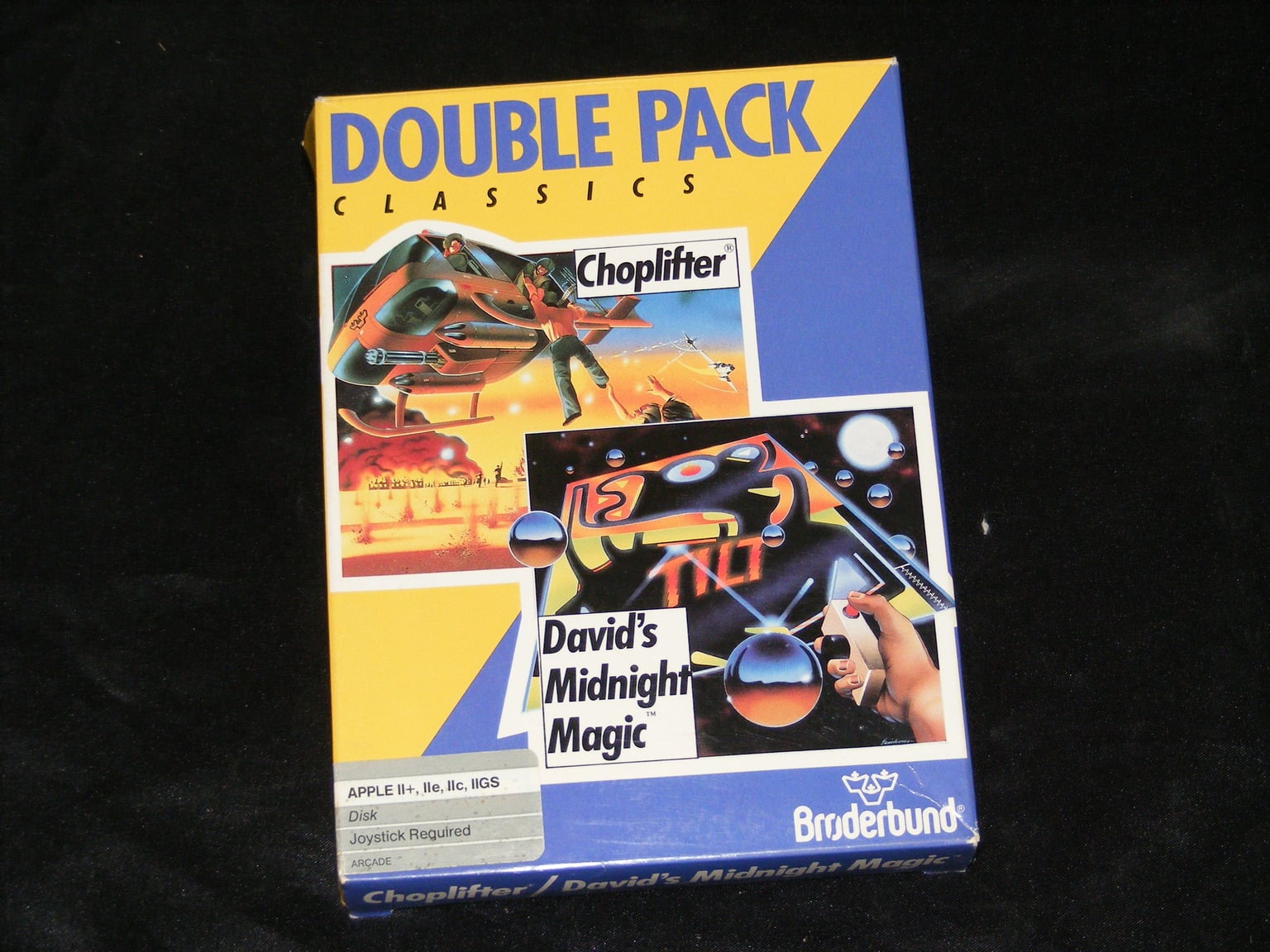 【未開封】Apple II ルーカスフィルム 最初期ゲーム2本セット｜アイドロン New Apple II games in 70's style packaging