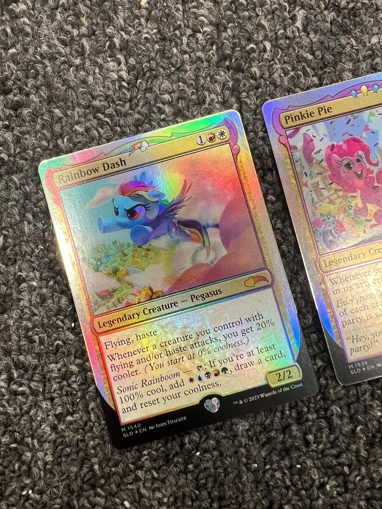 rainbow dash mtg card haste Whenever a creature you control with flying and/or haste attacks Rainbow Dash Mtg Rainbow Dash