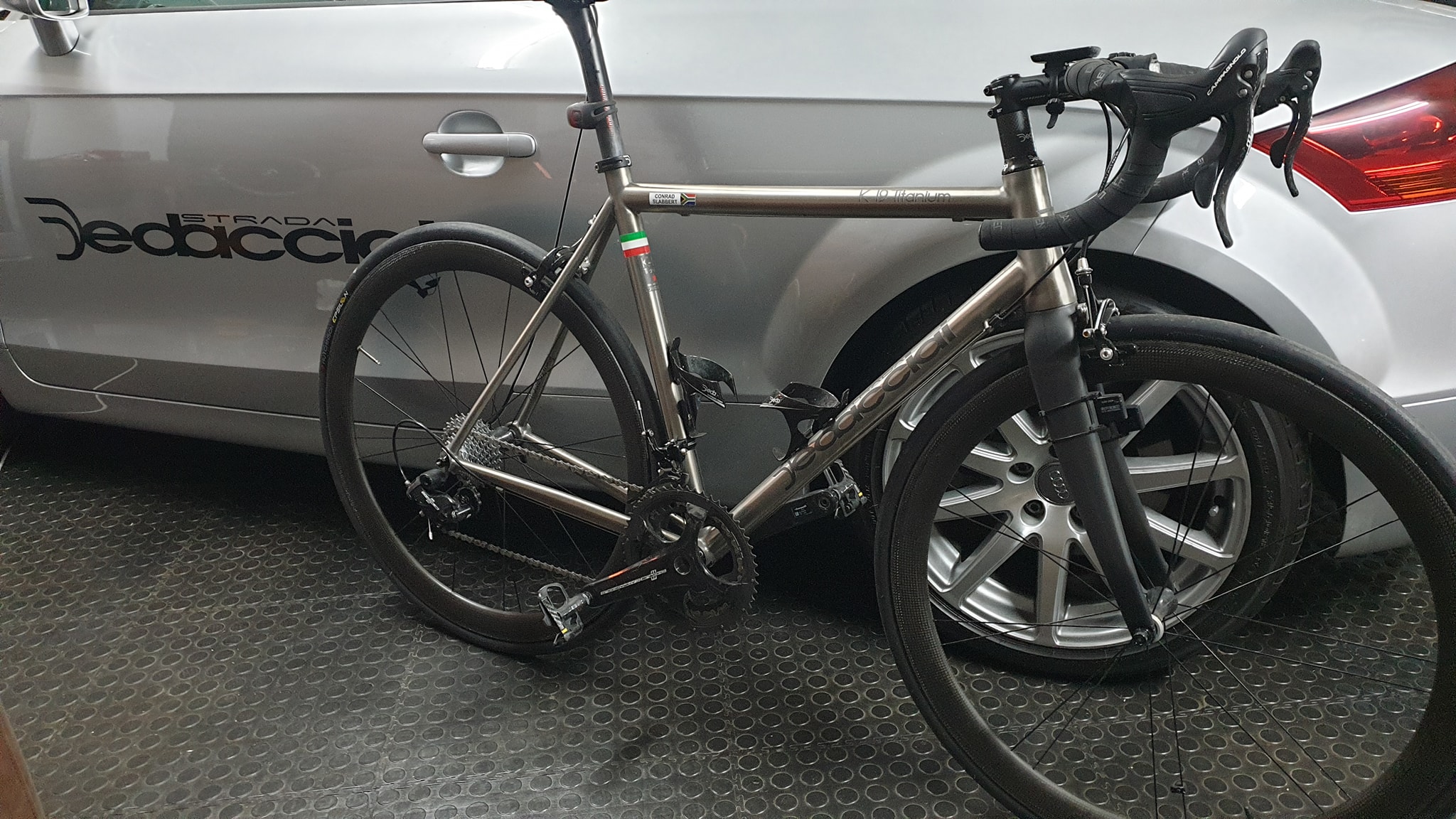 Titanium Dedaccaia K-19 Campagnolo Chorus 11sp , Corima full 