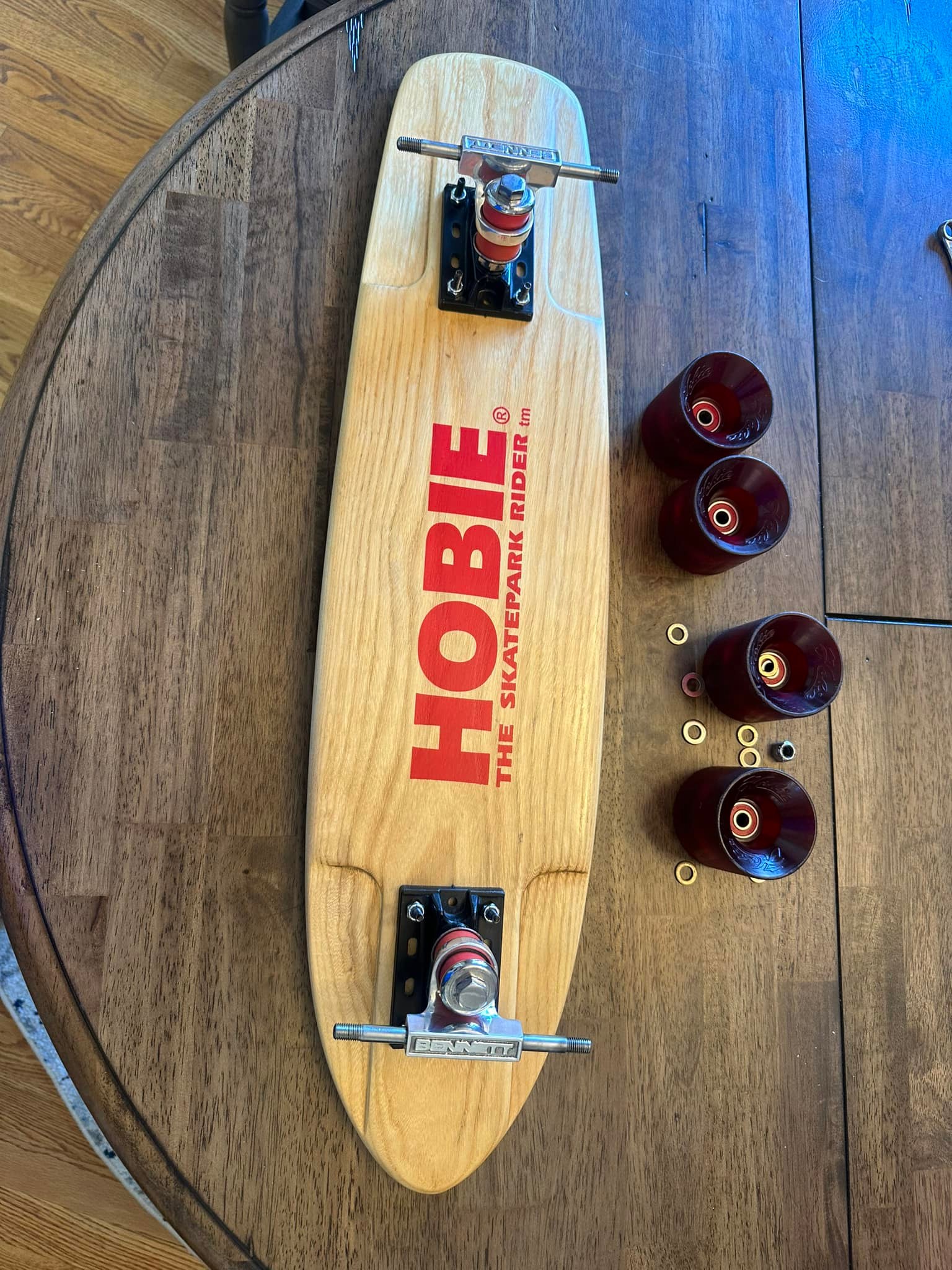 【Vintage】1970's Hobbo wooden skateboard 70's Hobbo skateboard with FreeBird wheels. I've had the parts for