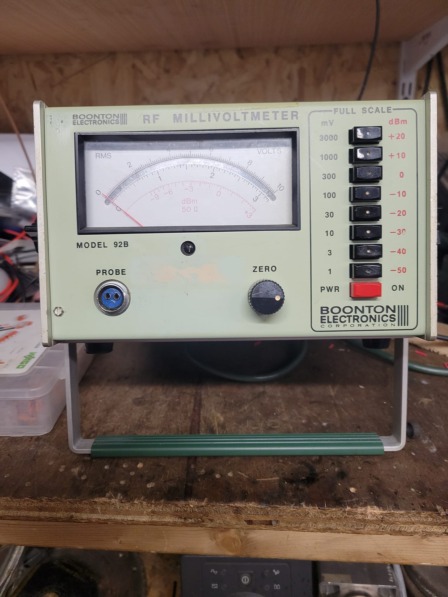 Boonton 92B RF millivoltmeter probe components needed