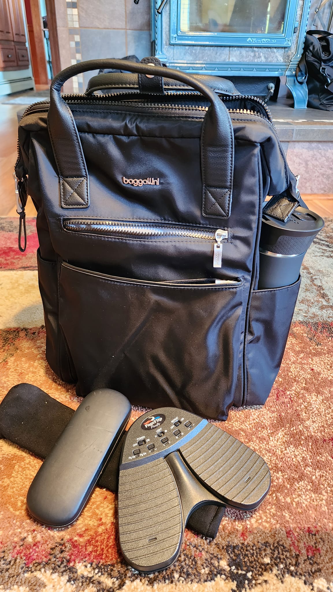Laptop bag baggallini soho backpack Baggallini Soho Backpack - Travel Laptop Backpack for Women - Lightweight Water-Resistant Luggage Bag, Mulberry Electronics