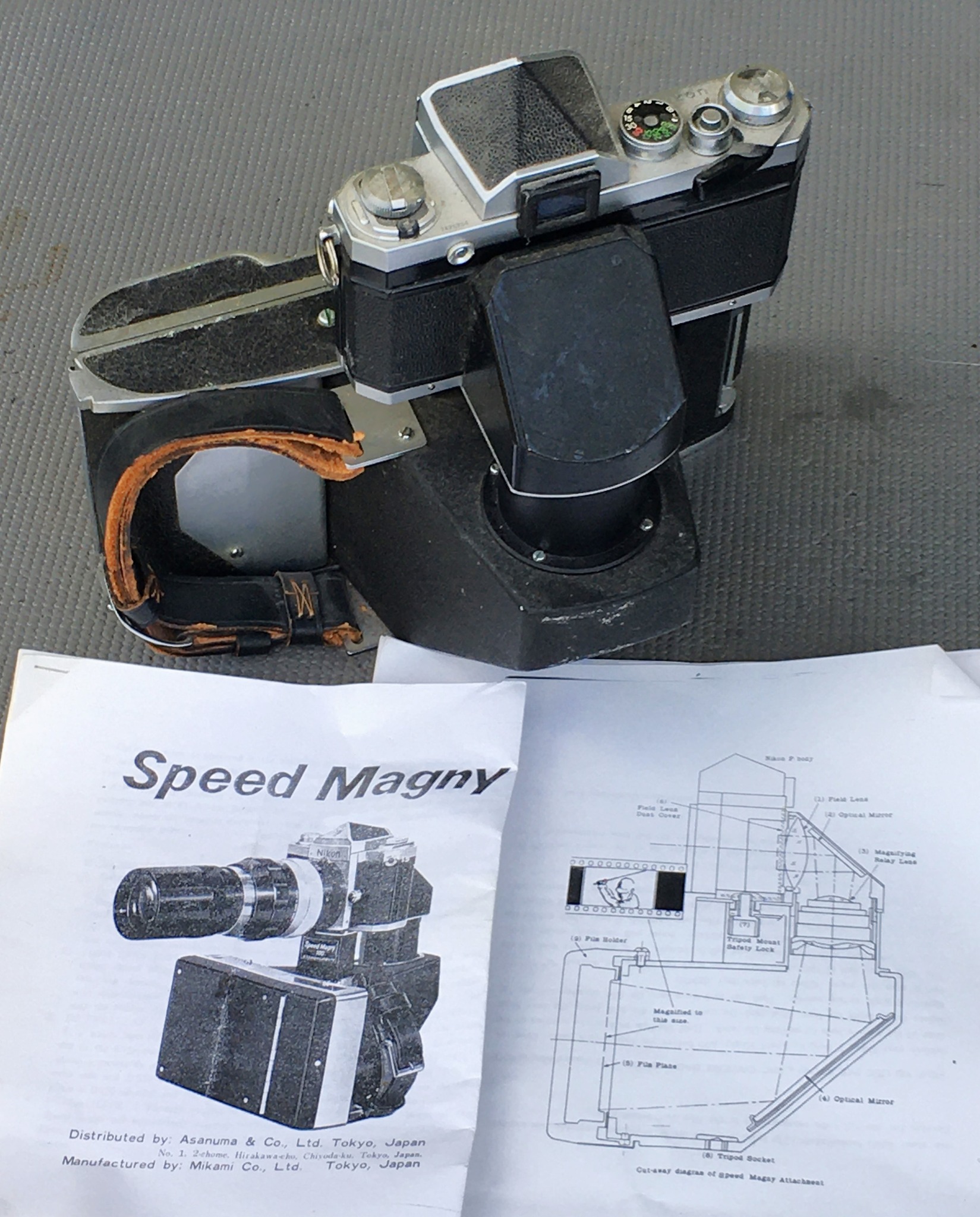 Speed Magny camera uses Nikkor lens
