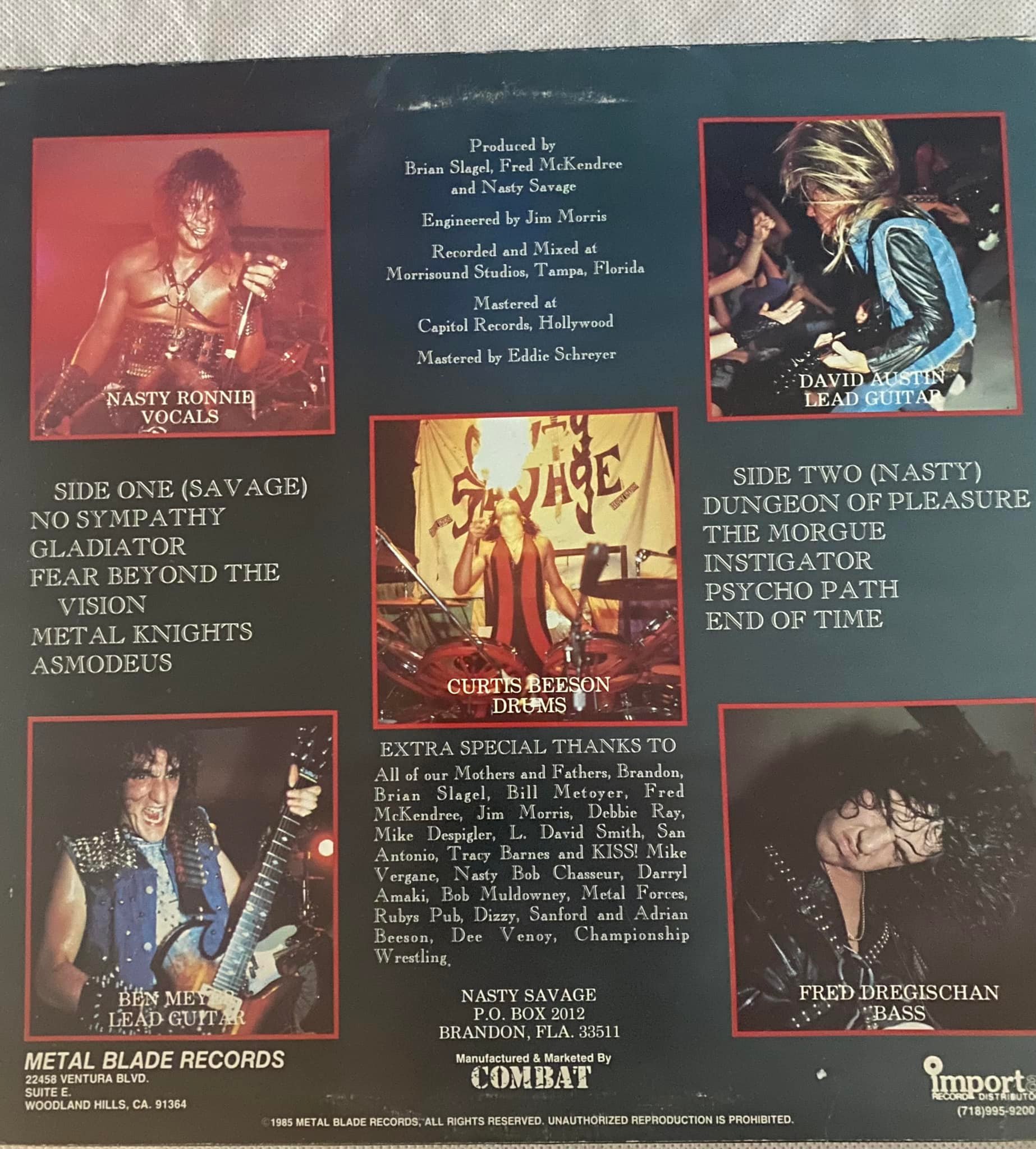 Nasty Savage's perfect heavy metal record