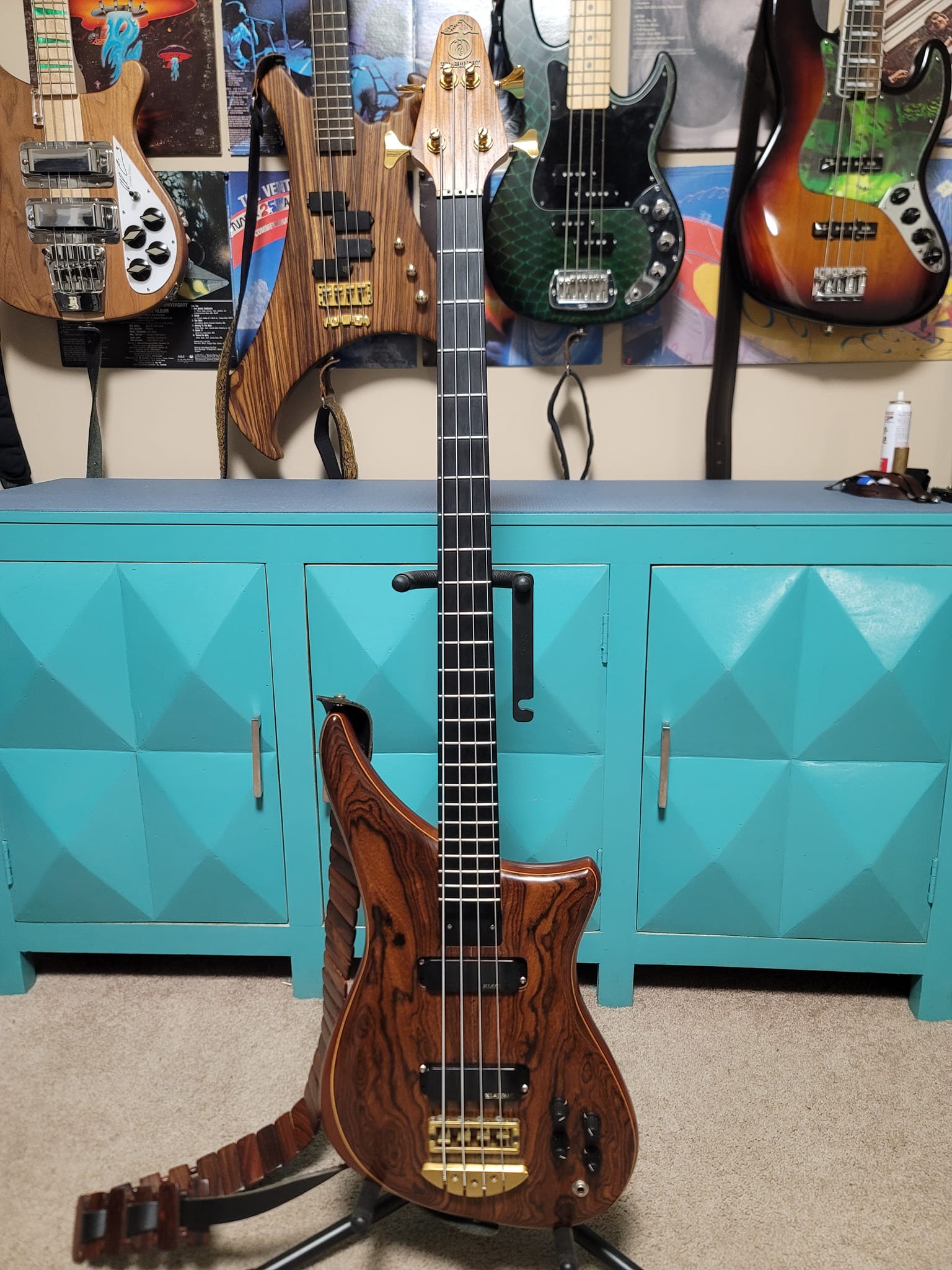 Absolutely stunning 1986 Alembic Persuader bass. This one has a