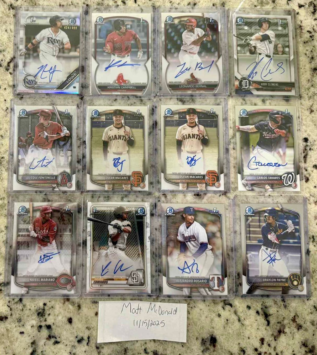 Franklin Arias Melt Mashers Orange Auto /25 $150 Franchise Futures 