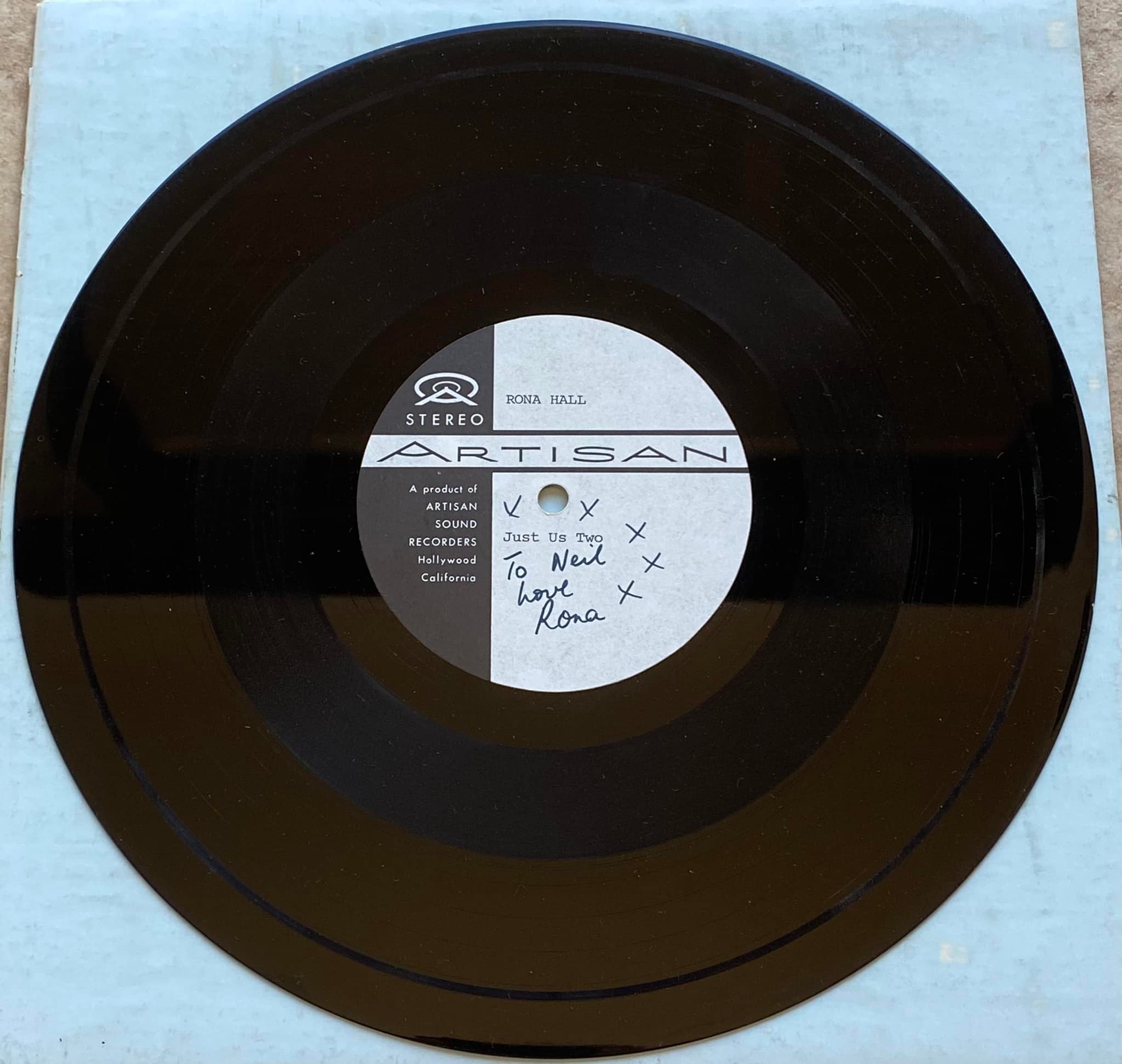 Rona's 1975 recording featuring Olivia. The record was co produced