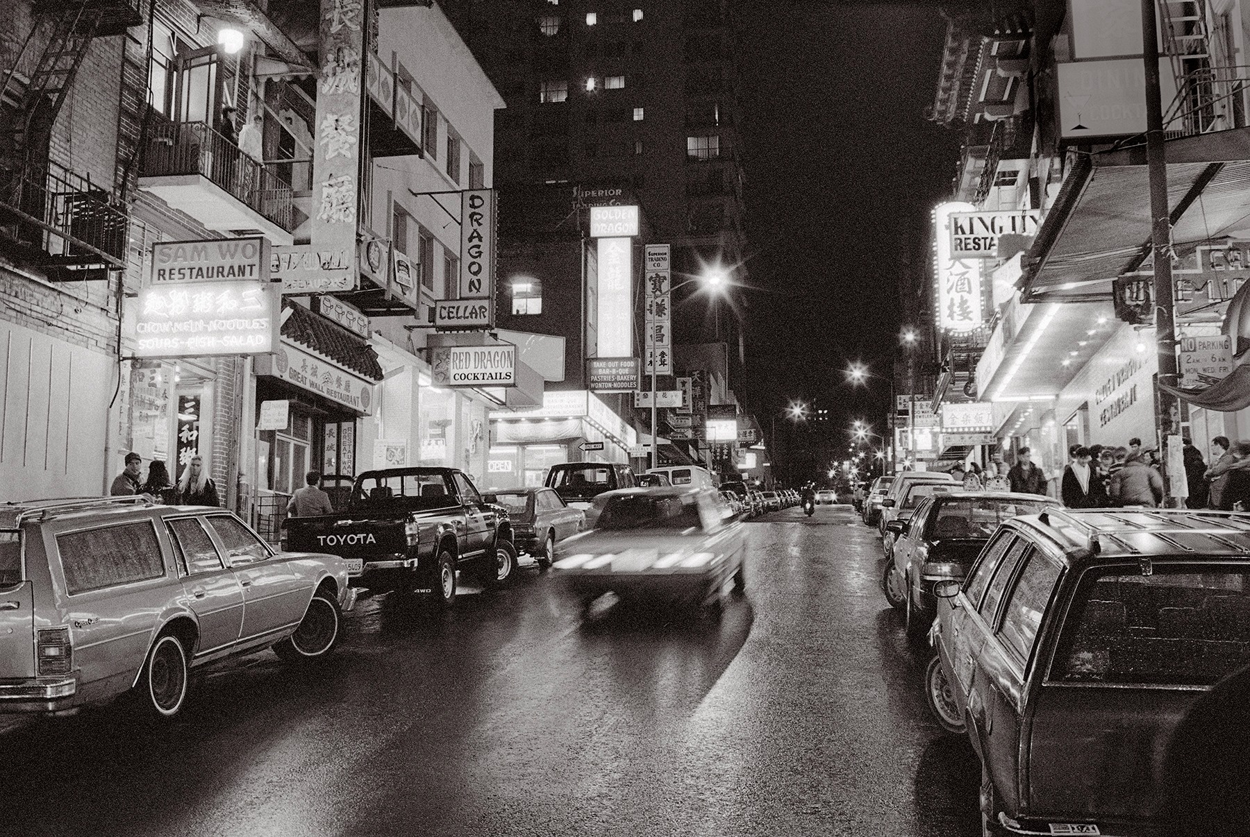 Chinatown in the 1990s, including Sam Wo restaurant