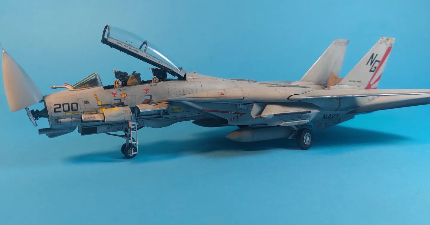 File:F-14A Tomcat of VF-111 in flight c1984.jpg - Wikimedia