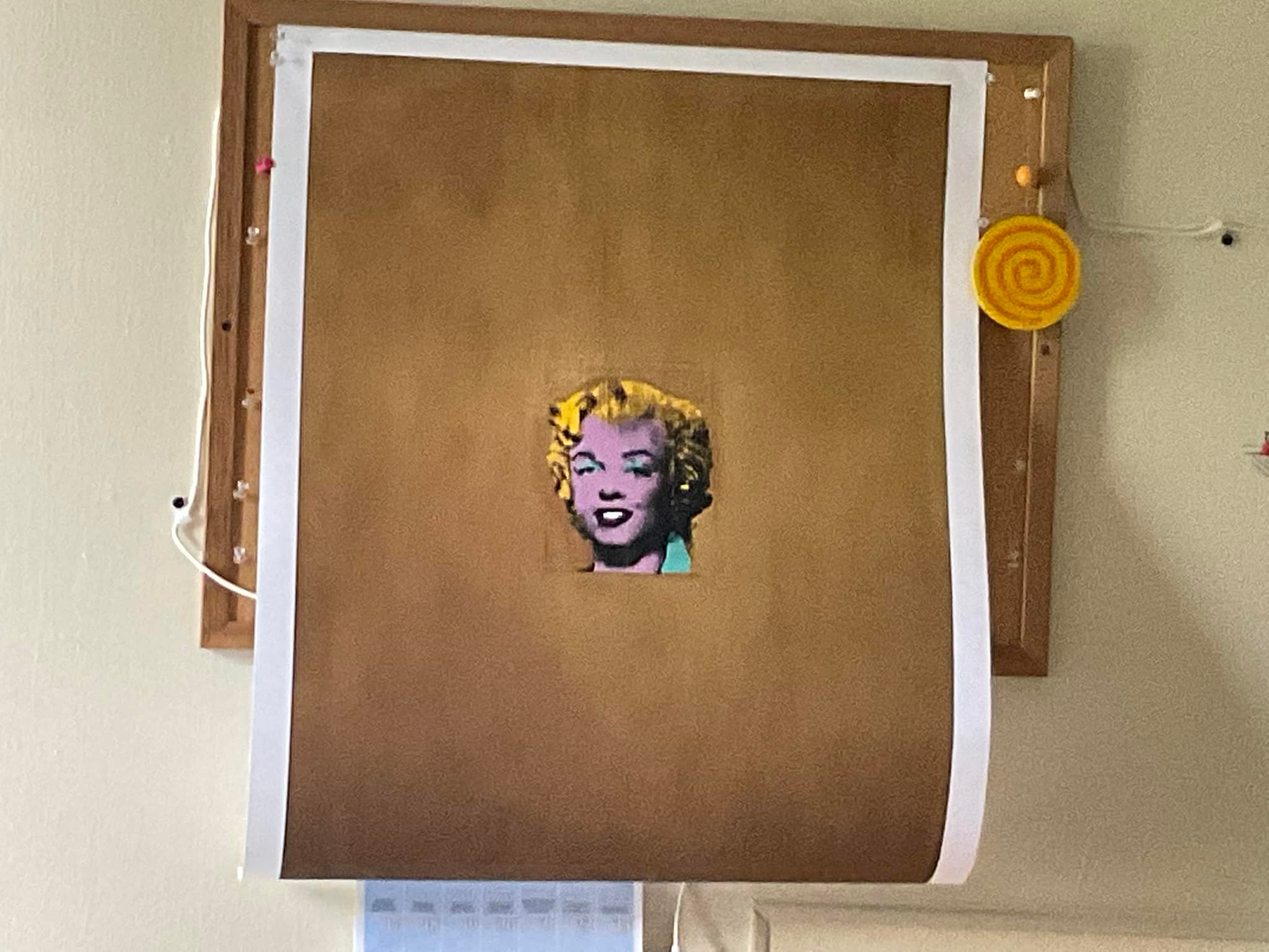 Andy Warhol's Gold Marilyn print, a 20th century American portrait