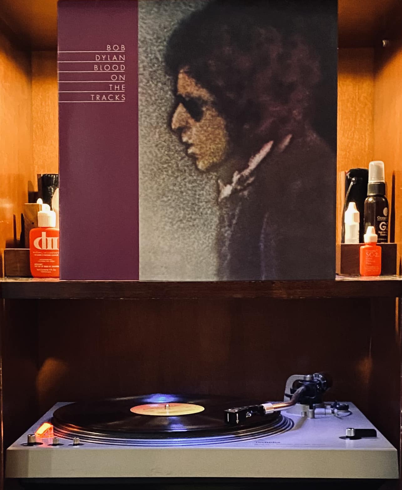 BLOOD ON THE TRACKS / BOB DYLAN Replica of the 1974 Test Pressing