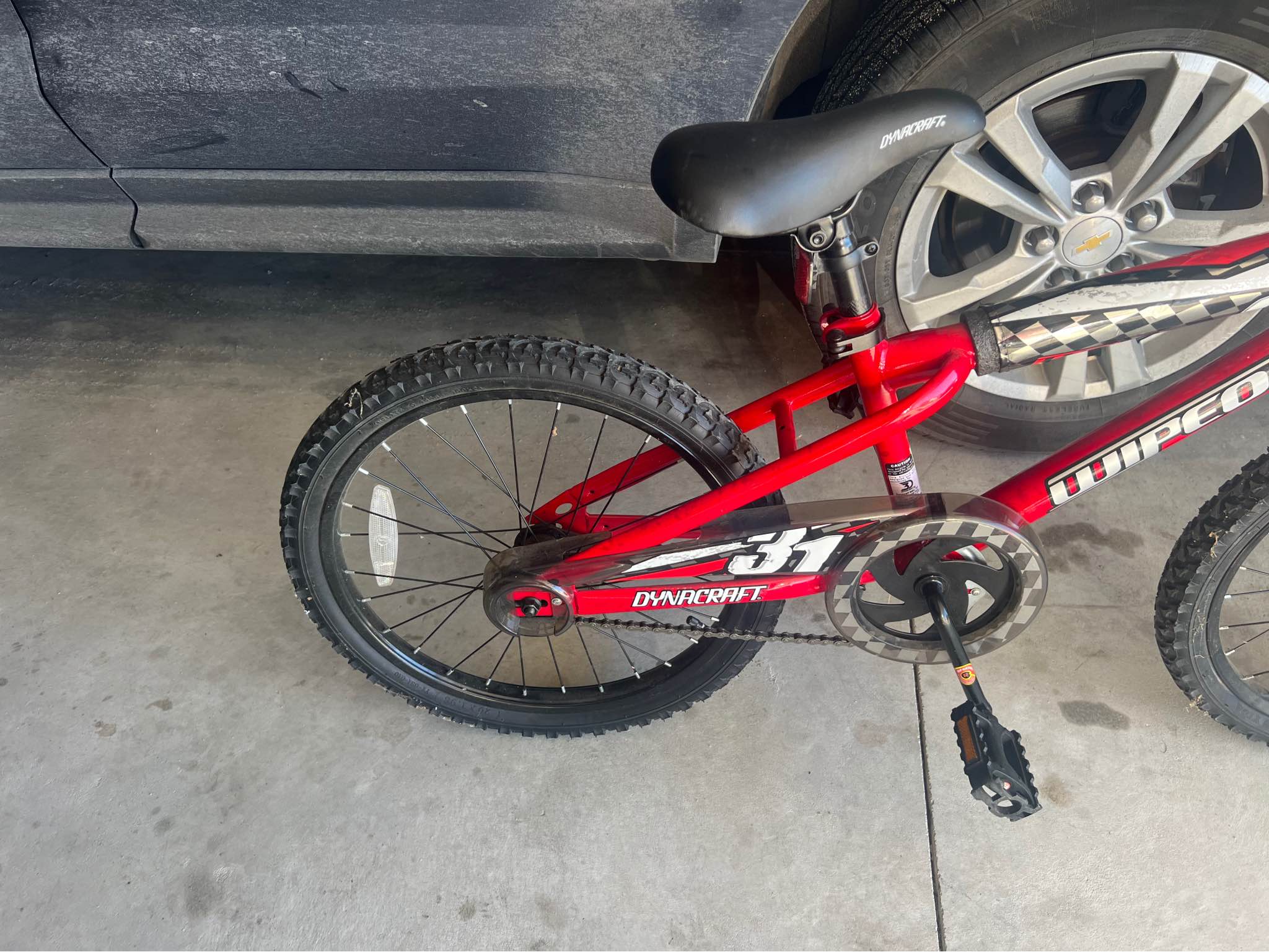 Bmx Bike Red Dynacraft 20 Wipeout Bike 20 Inch Kids Bike Dynacraft  display picture 1