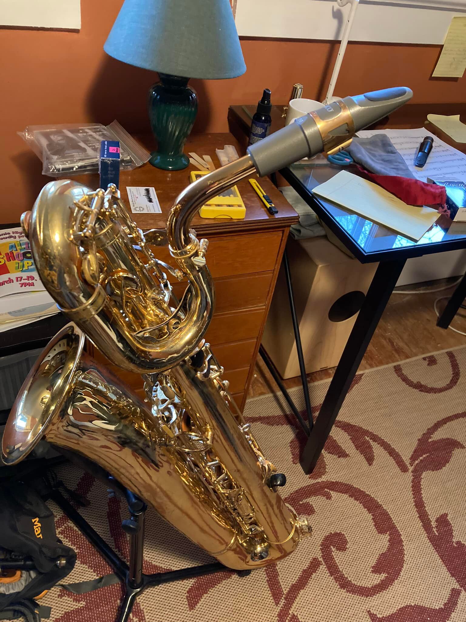 Rico Embouchure Metalite M7 Pour Saxophone Ténor - Chambre Moyenne Et Son Brillant