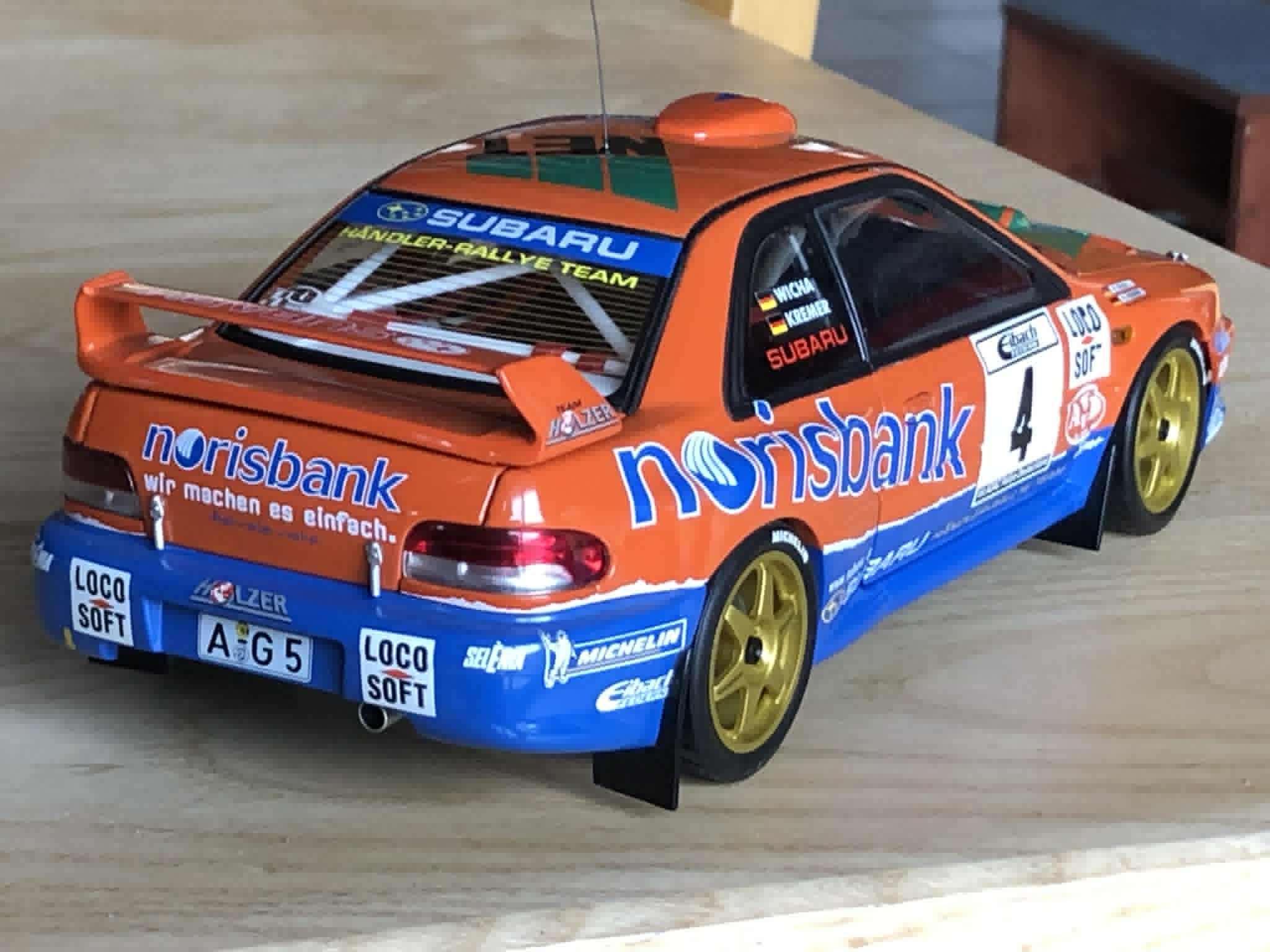 Subaru Impreza S9 WRC – Échelle 1/24 – Solberg-Mills – Wales Rally GB 2003 – Ixo
