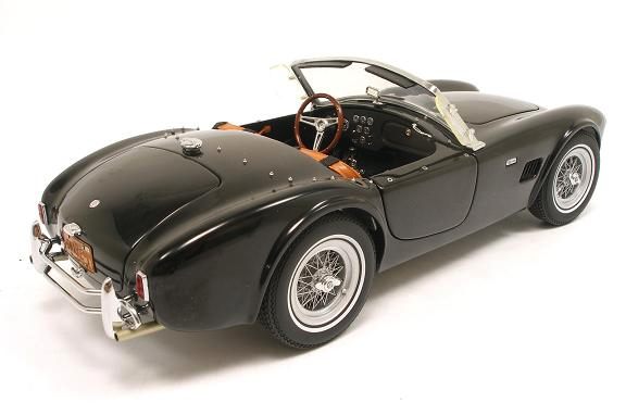 Details for Days! Exoto 1963 AC Cobra Roadster Hard Top Black 289