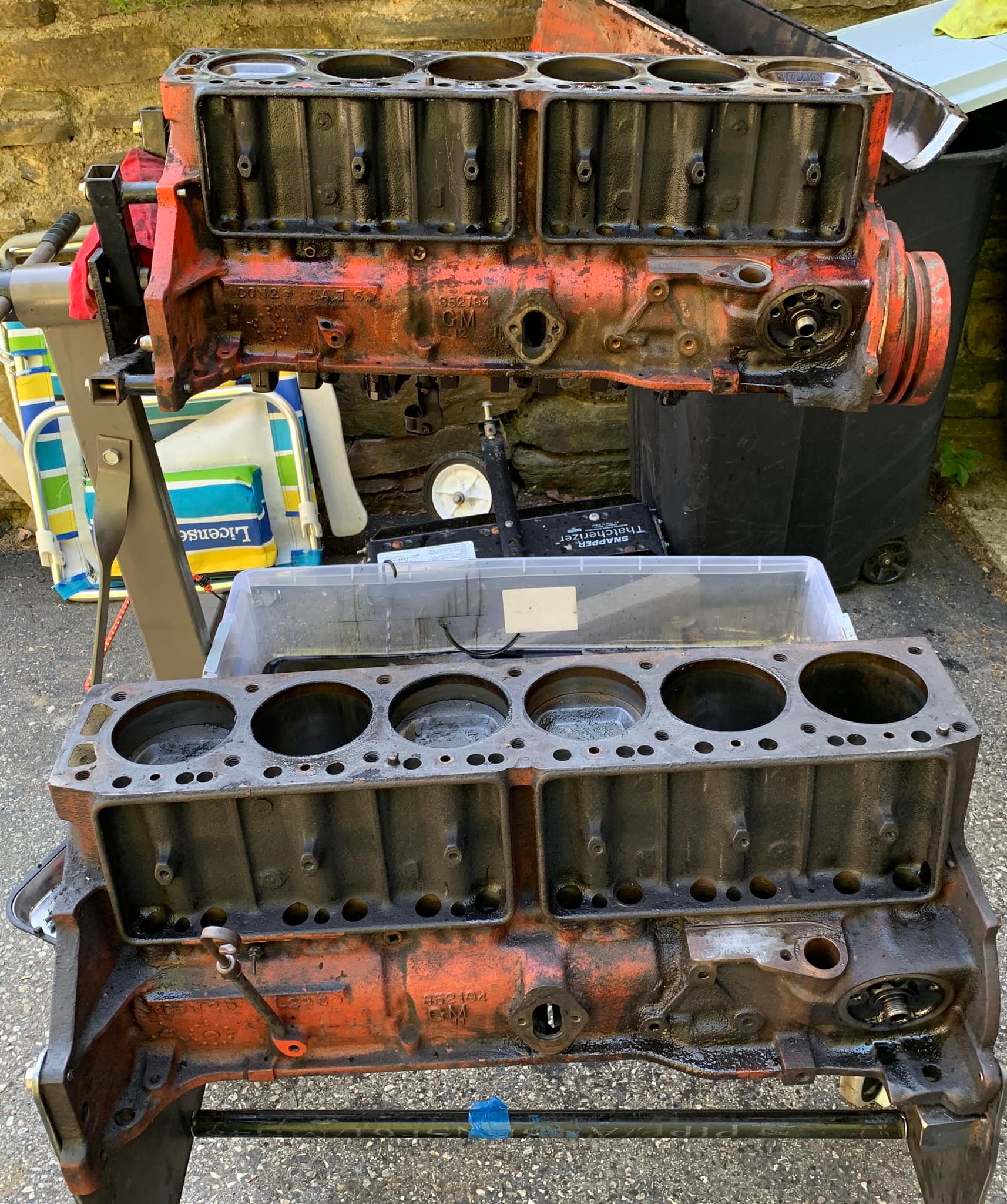 What do casting numbers on Chevy 292 engine mean?
