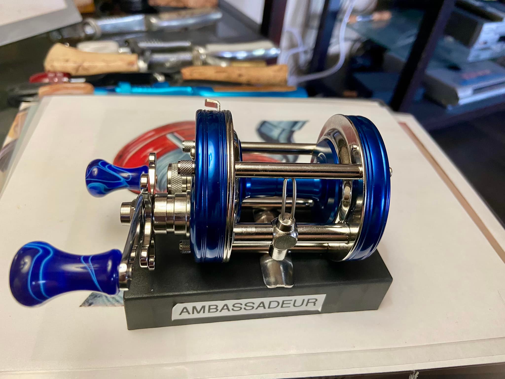 One of Abu's nicest colors 6500CS With a custom handle