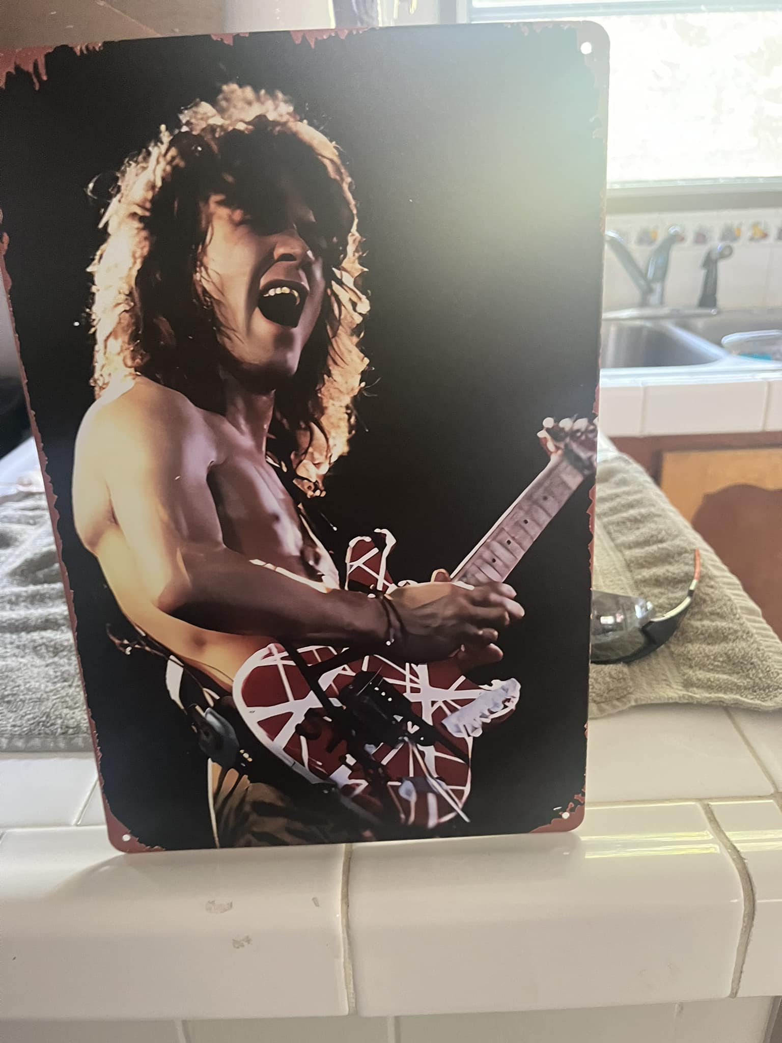 What is the story behind this 1984 Eddie Van Halen photo?