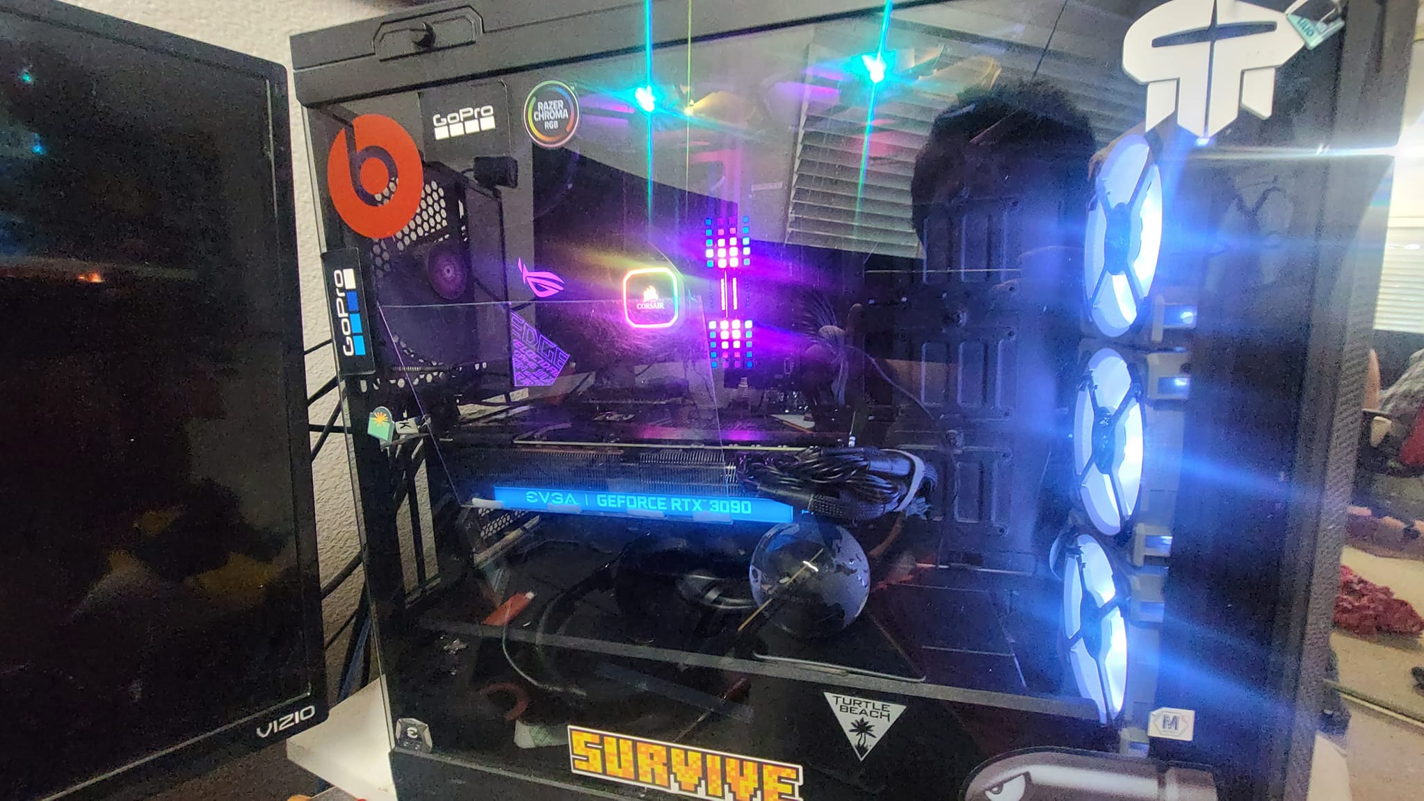 Modding 3080ti with 4090 rog cooler improves temperatures