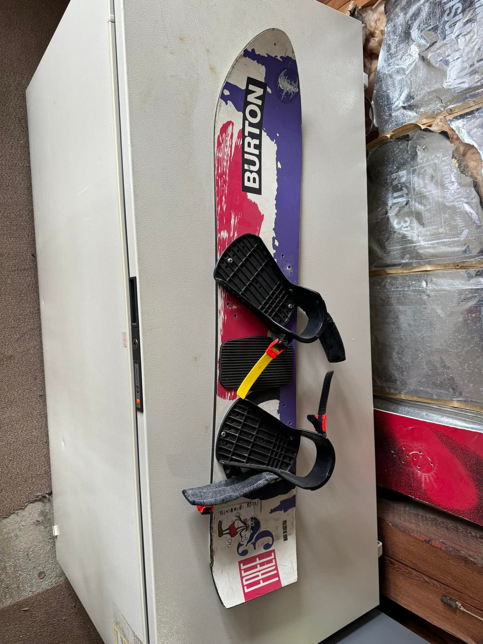 What are these vintage Burton snowboards from the 90s?