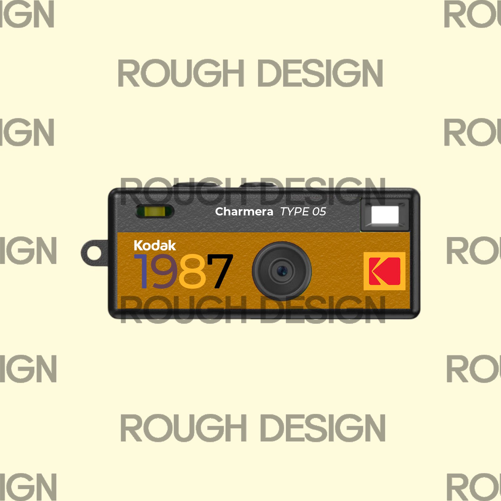 Custom kodak charmera keychain camera design