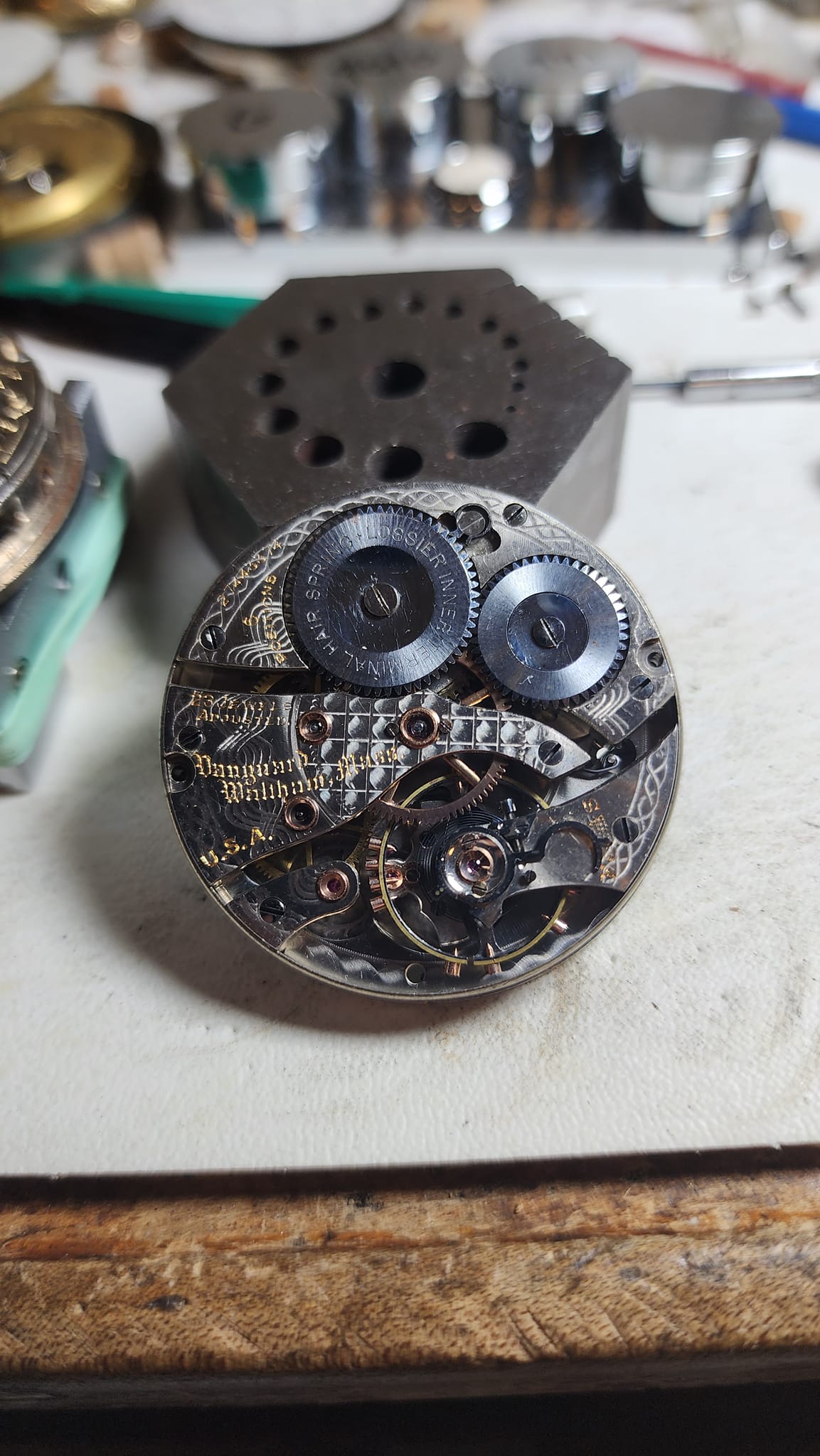 Mouvement De Montre Vintage Hamilton Grade 721 – Pour Pièces Ou Restauration, Balancier Fonctionnel