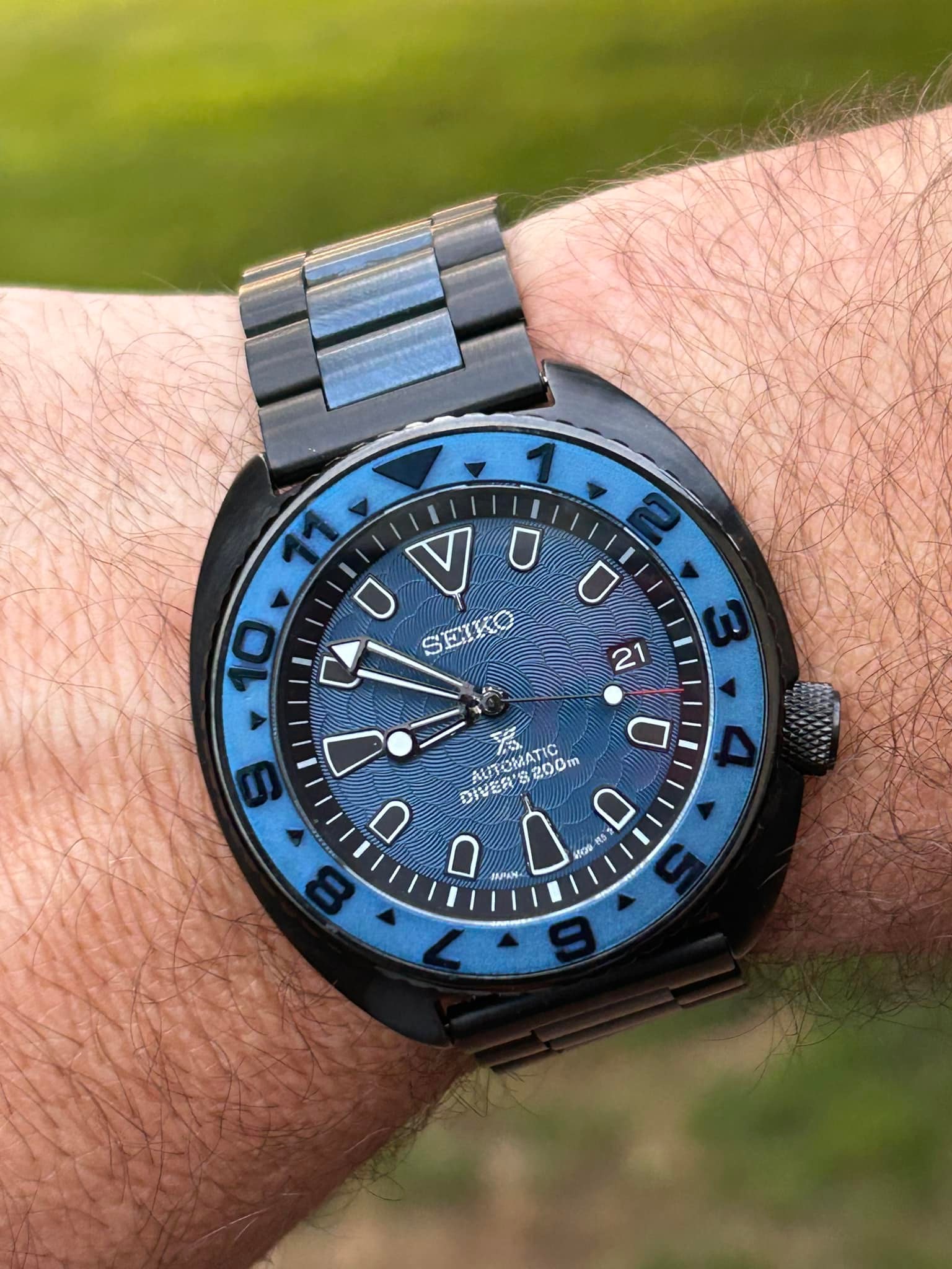 Emperor Time 様確認ページ Black date wheel completes Emperor Time watch