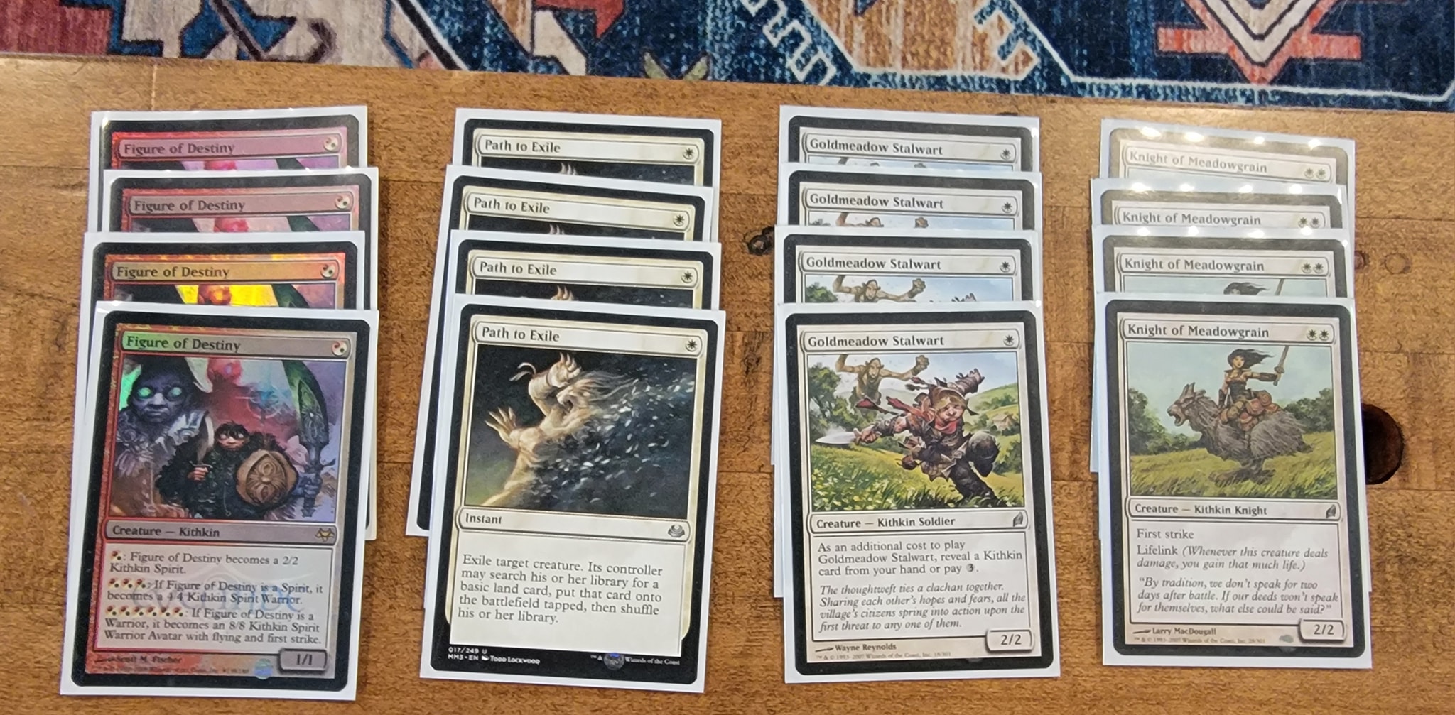 mtg kithkin commander deck Reaper King Scarecrow Tribal Five-Color Magic  CommanderComplete Kithkin Soldier Token - Lorwyn