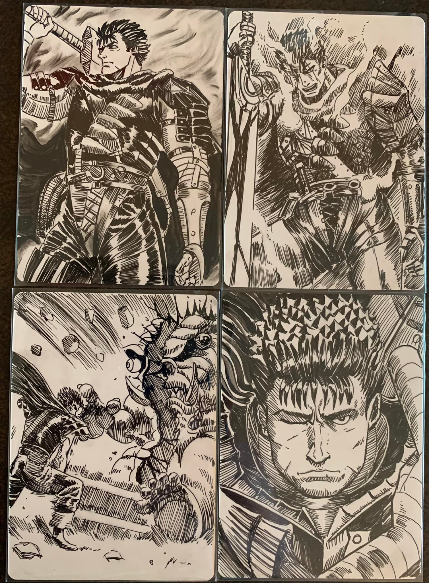 Flavio Giron's Magic the Gathering artist proof card of Phyrexian