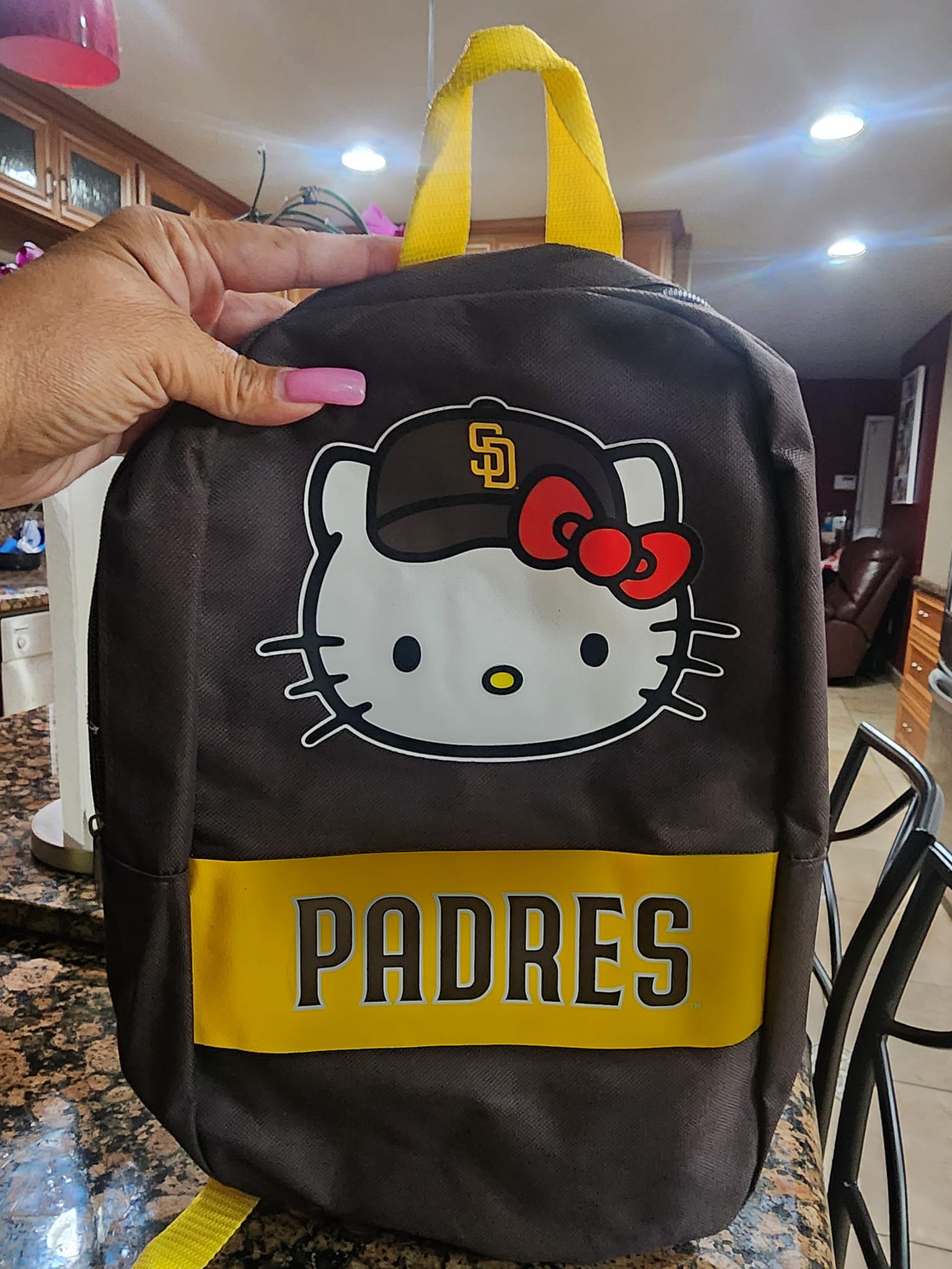 hello kitty padres backpack San Diego Clear Tote Bag Made of water Sanrio Hello Kitty "Hello to