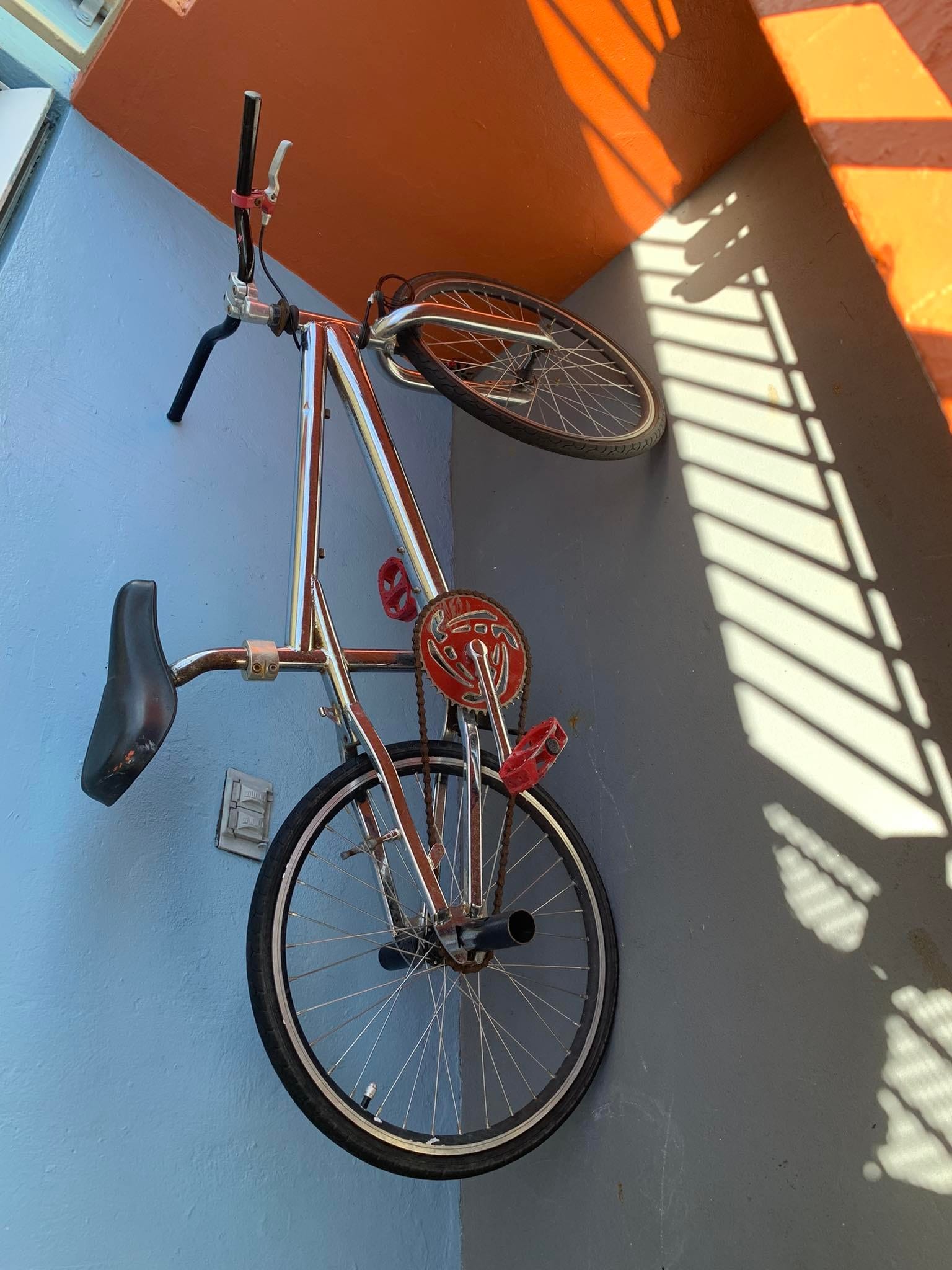 メーカー不明bmxクランク BMX ブランド不明 BMX メーカー不明 What make is this old school BMX