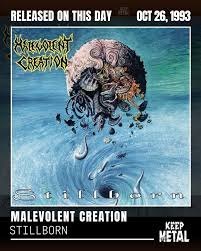 デスメタル〇MALEVOLENT CREATION 93年3rd Here's a Roadrunner Records advert for the third MALEVOLENT