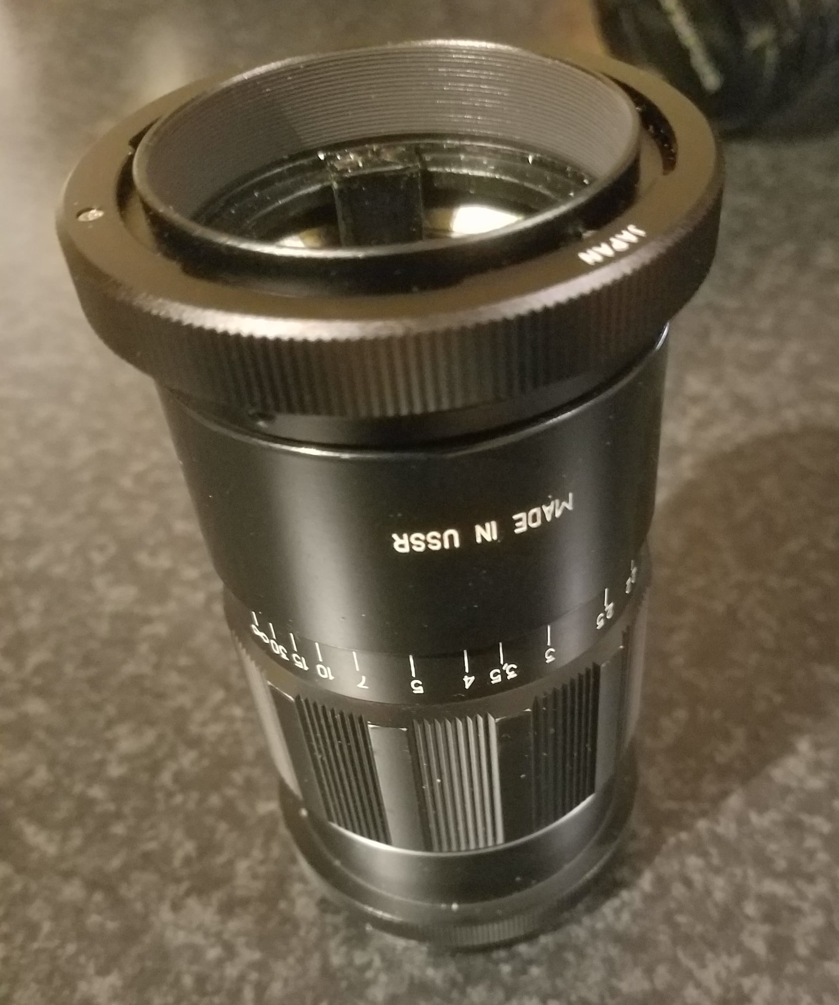 Adattatore Per Obiettivo KMZ Helios 44 Da M39 – Nuovo, Prodotto In Ucraina