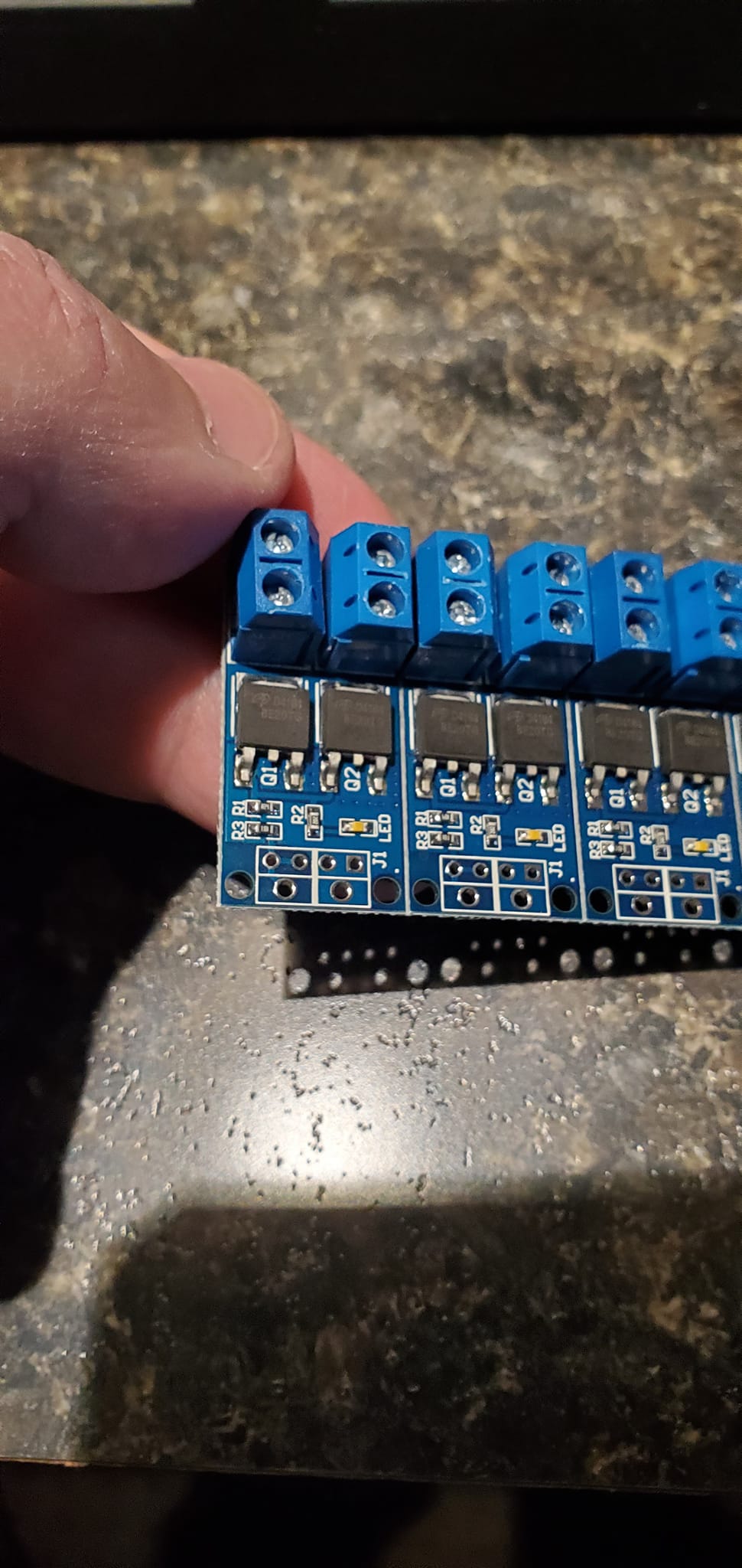 Kl25z board controls button lighting and addressable RGBs