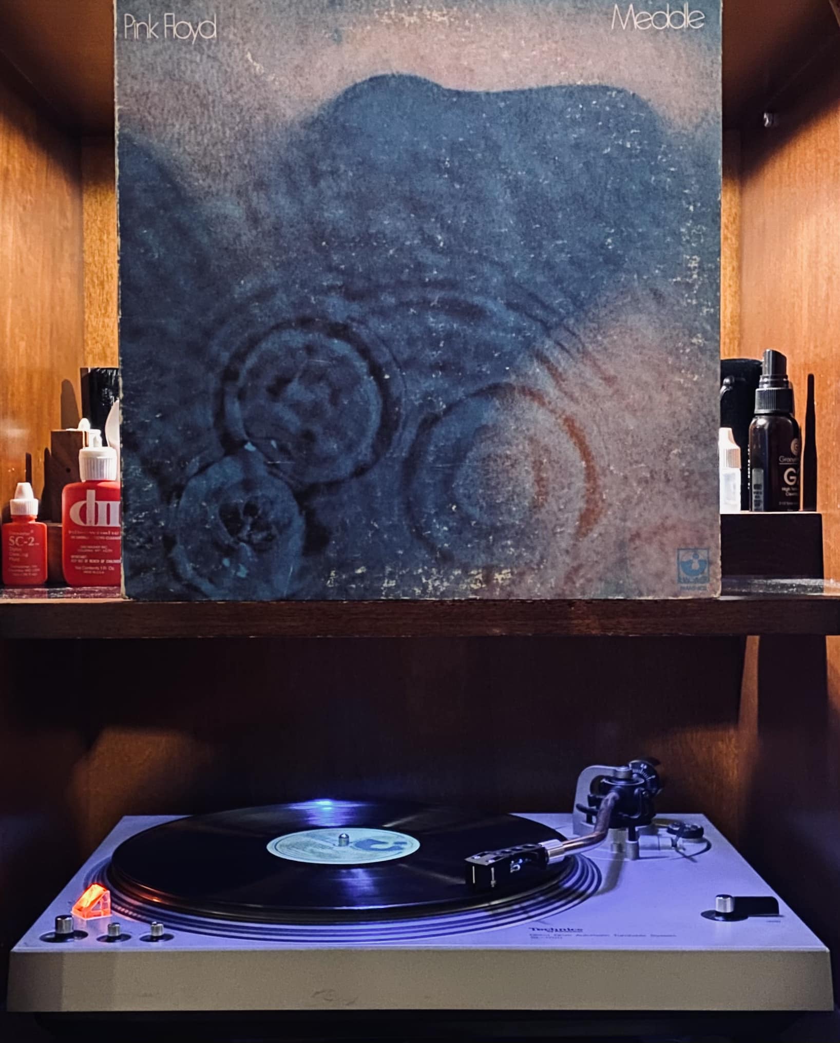 Pink Floyd Meddle 1971 album on Harvest label
