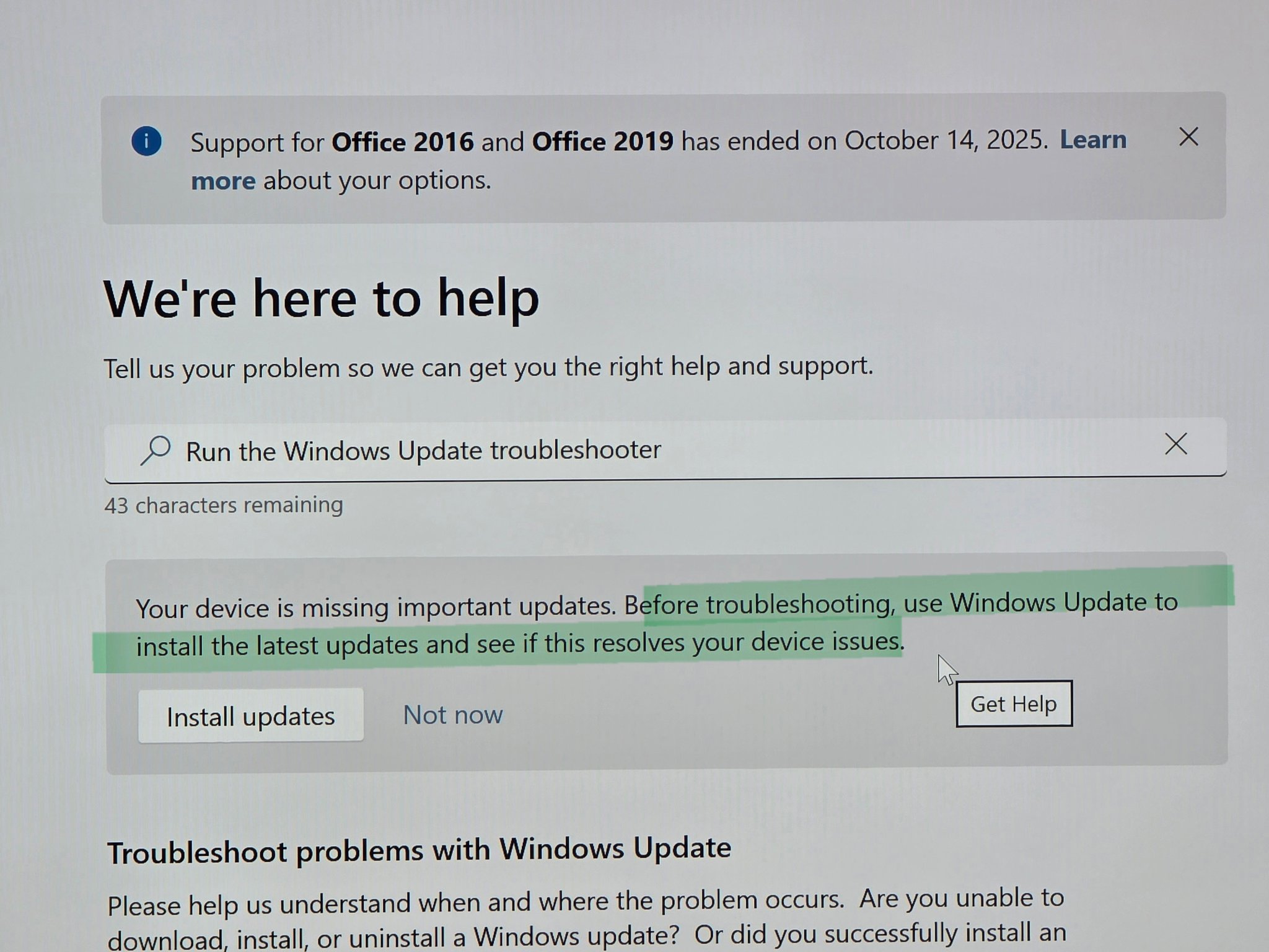 IT Humor and Memes | So this is new.. My Windows Updater won't update ...