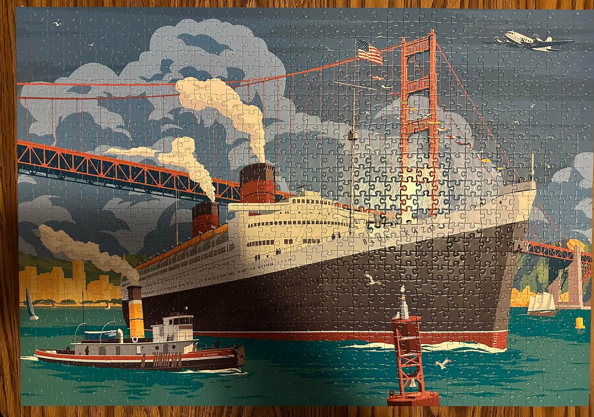 Blue Kazoo 'Ocean Liner' 1000 Piece Puzzle Review