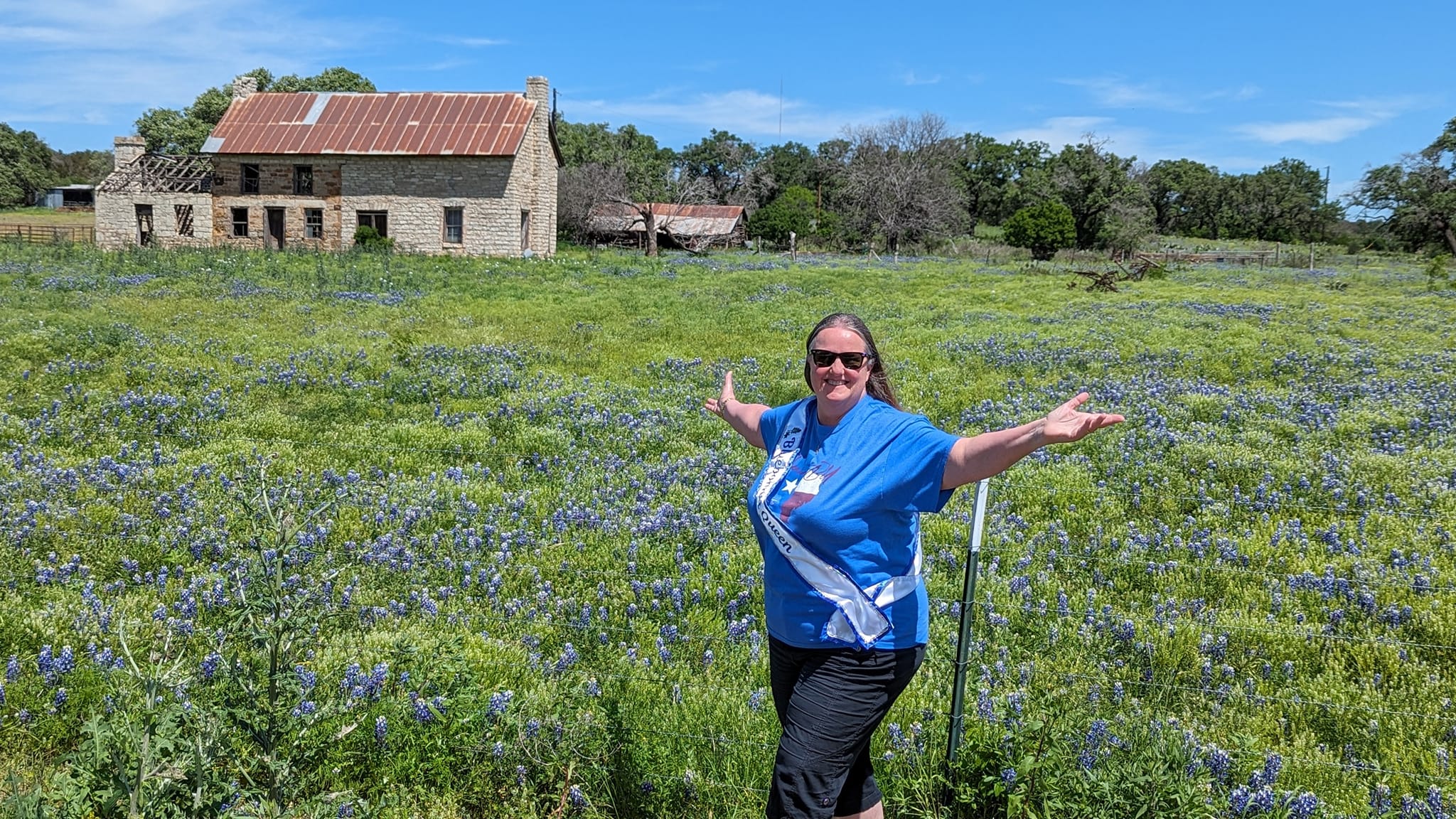The Bluebonnet House is one of the most photographed spots in the 