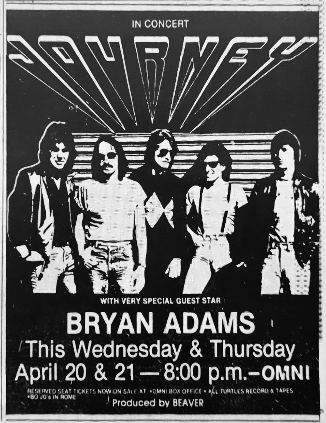 June 26, 1983 - Frontiers Tour, Legend Valley, Thornville, Ohio