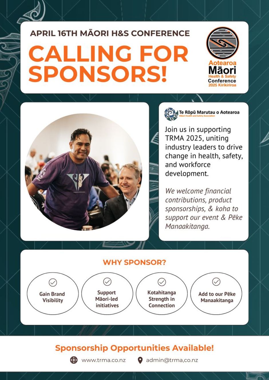 Te - CALLING FOR SPONSORS! Join us in supporting TRMA's 2025 Māori H&S ...