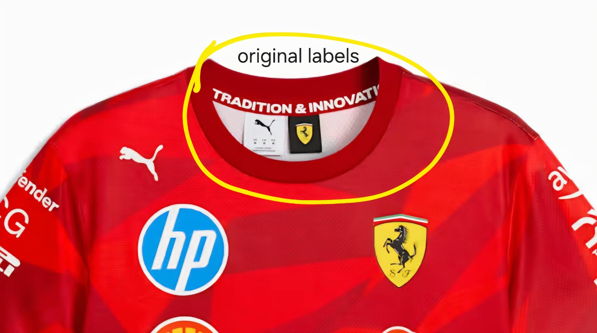 T-shirt Ferrari Originale - Taille L, Rouge, Neuf Sans étiquettes, Pour Homme