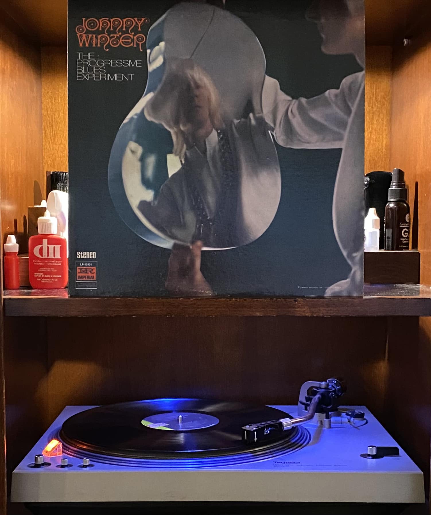 Johnny Winter's The Progressive Blues Experiment on 180g gold vinyl