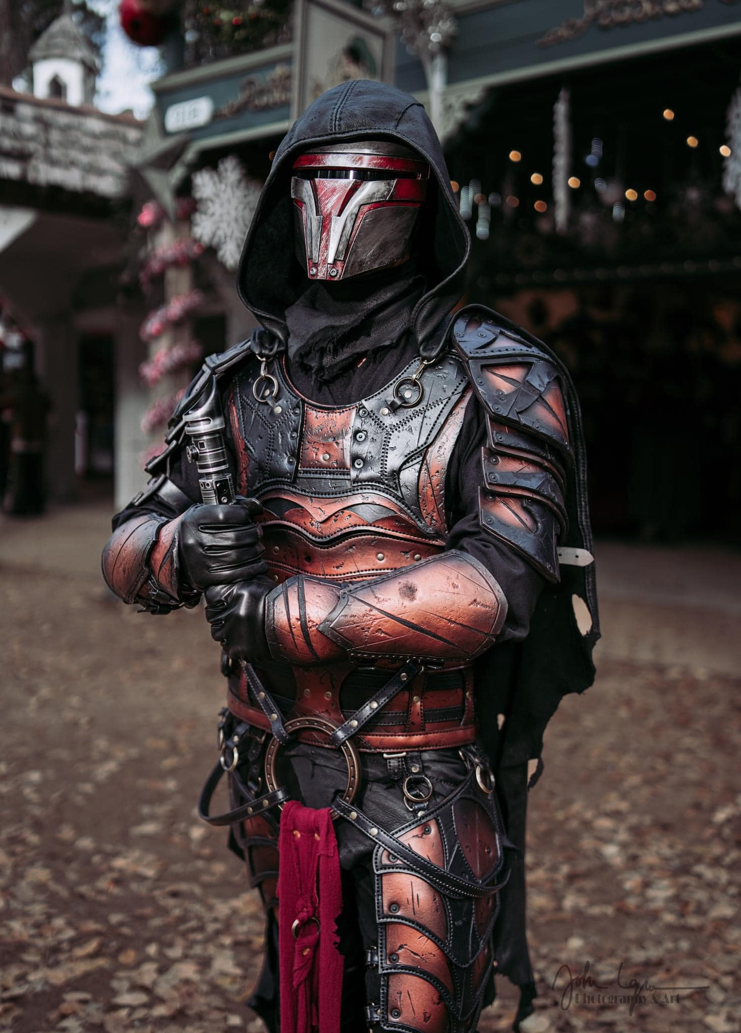Darth Revan hand-stitched leather armor set
