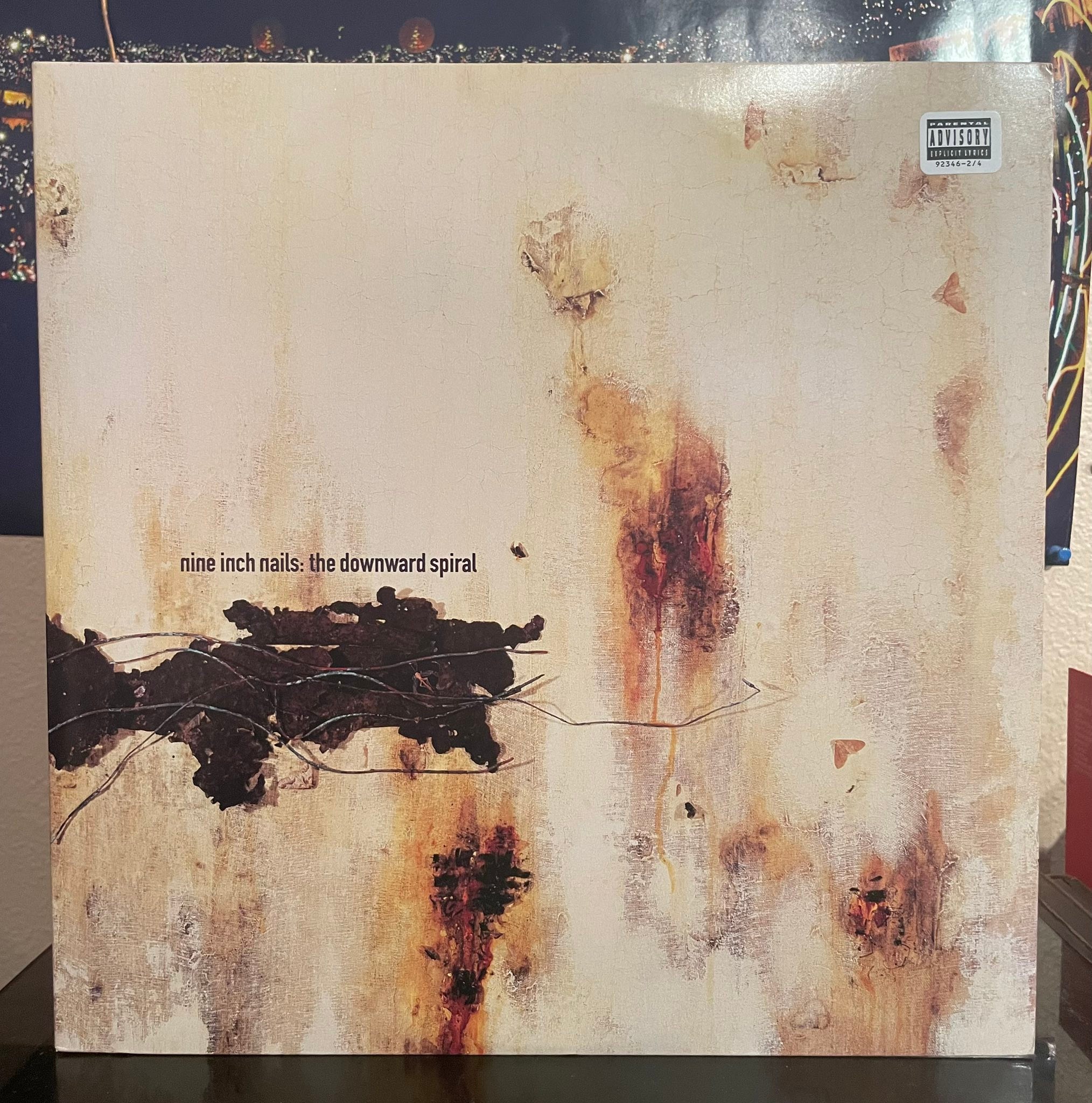 Rare vinyl copy of The Downward Spiral found