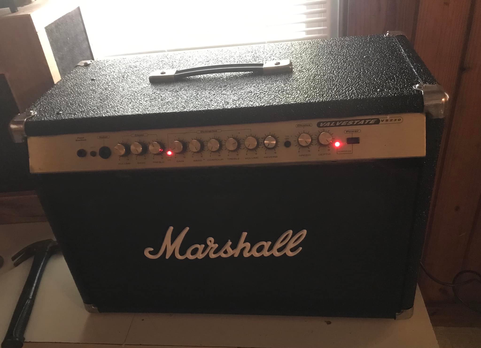 Marshall Valvestate VS230 amp and custom cabinet setup
