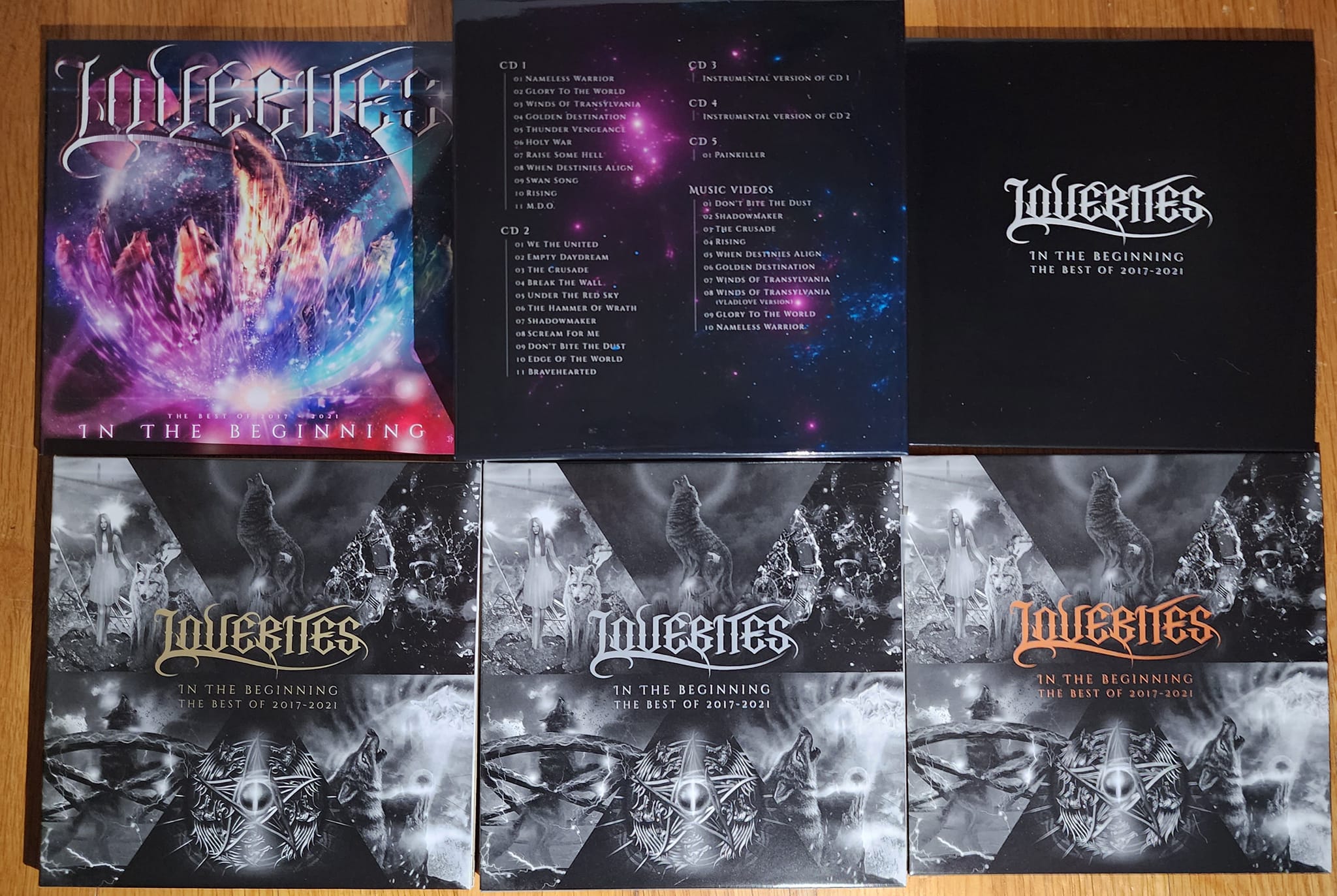 My collection of Lovebites Cd,s and Dvd,s. Awakening of Abyss 